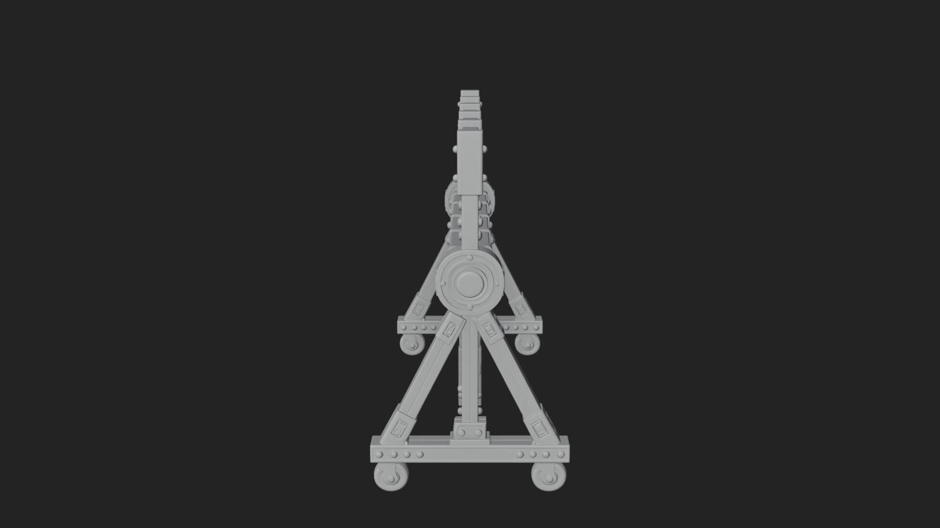 Spiked Siege Barricade Model Design 1 3D Print Model 3D Model