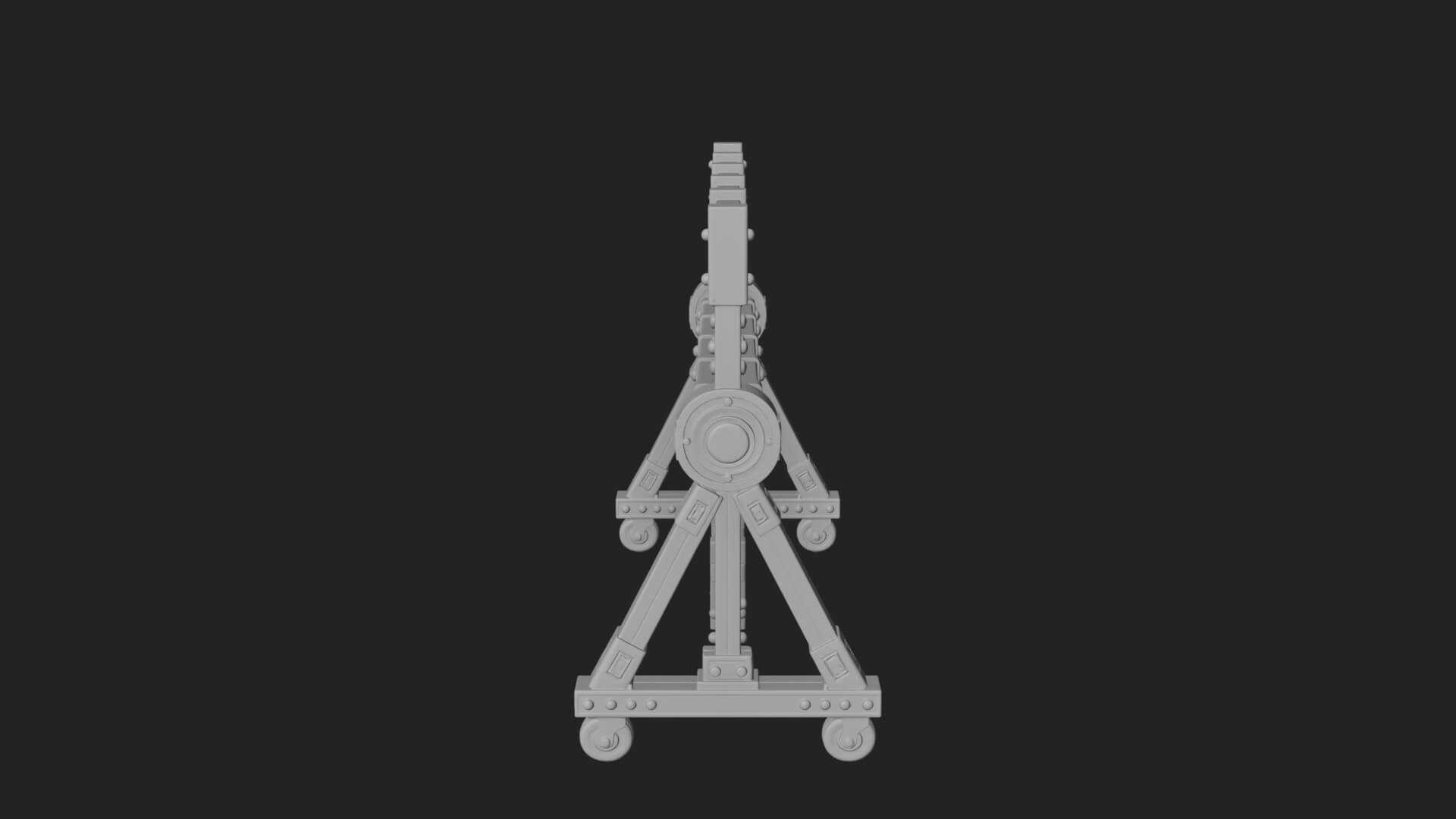 Spiked Siege Barricade Model Design 1 3D Print Model 3D Model