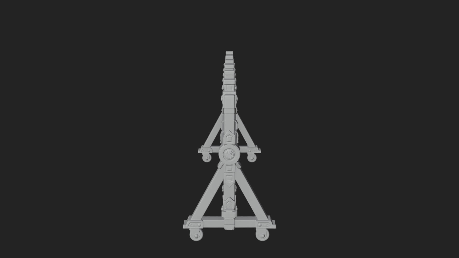 Spiked Siege Barricade Model Design 3 3D Print Model 3D Model