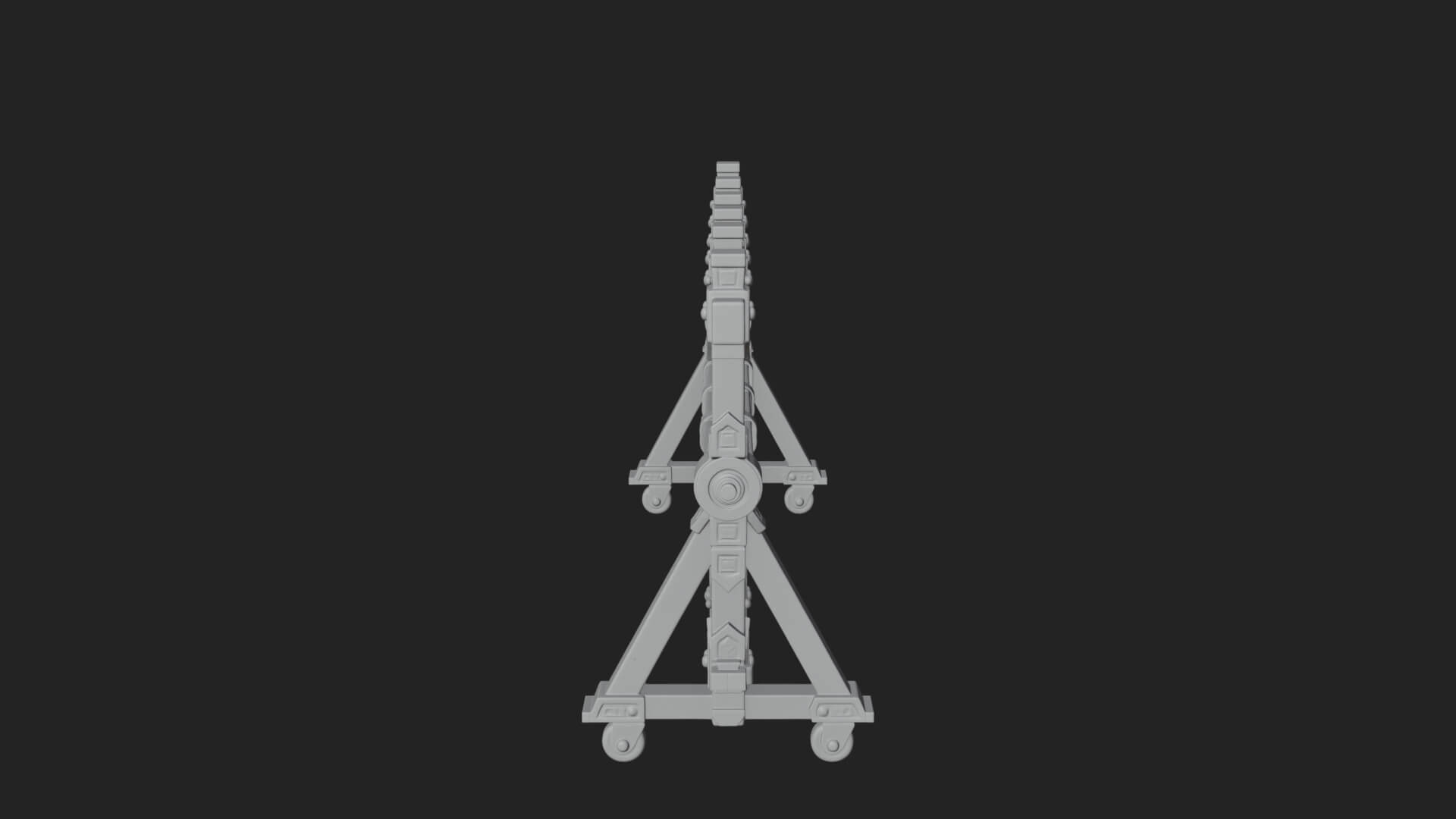 Spiked Siege Barricade Model Design 3 3D Print Model 3D Model