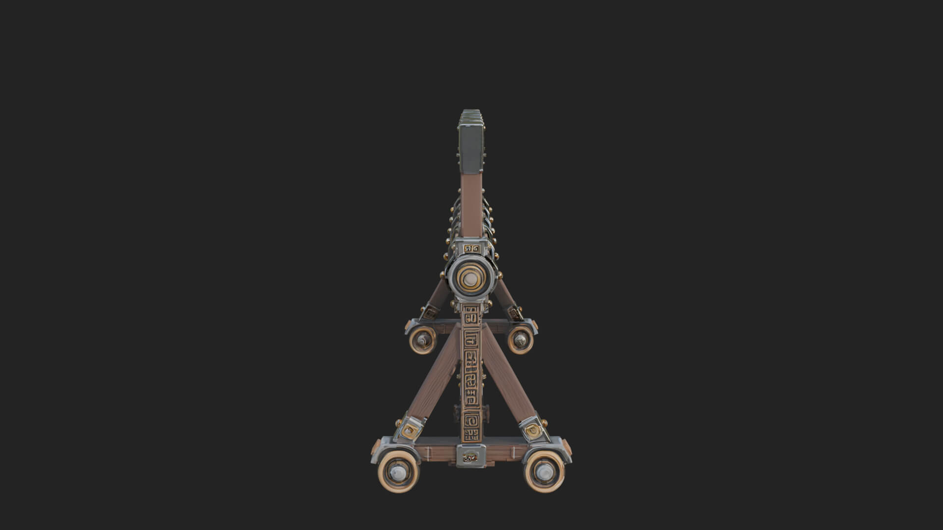 Spiked Siege Barricade Model Design 4 3D Print Model 3D Model