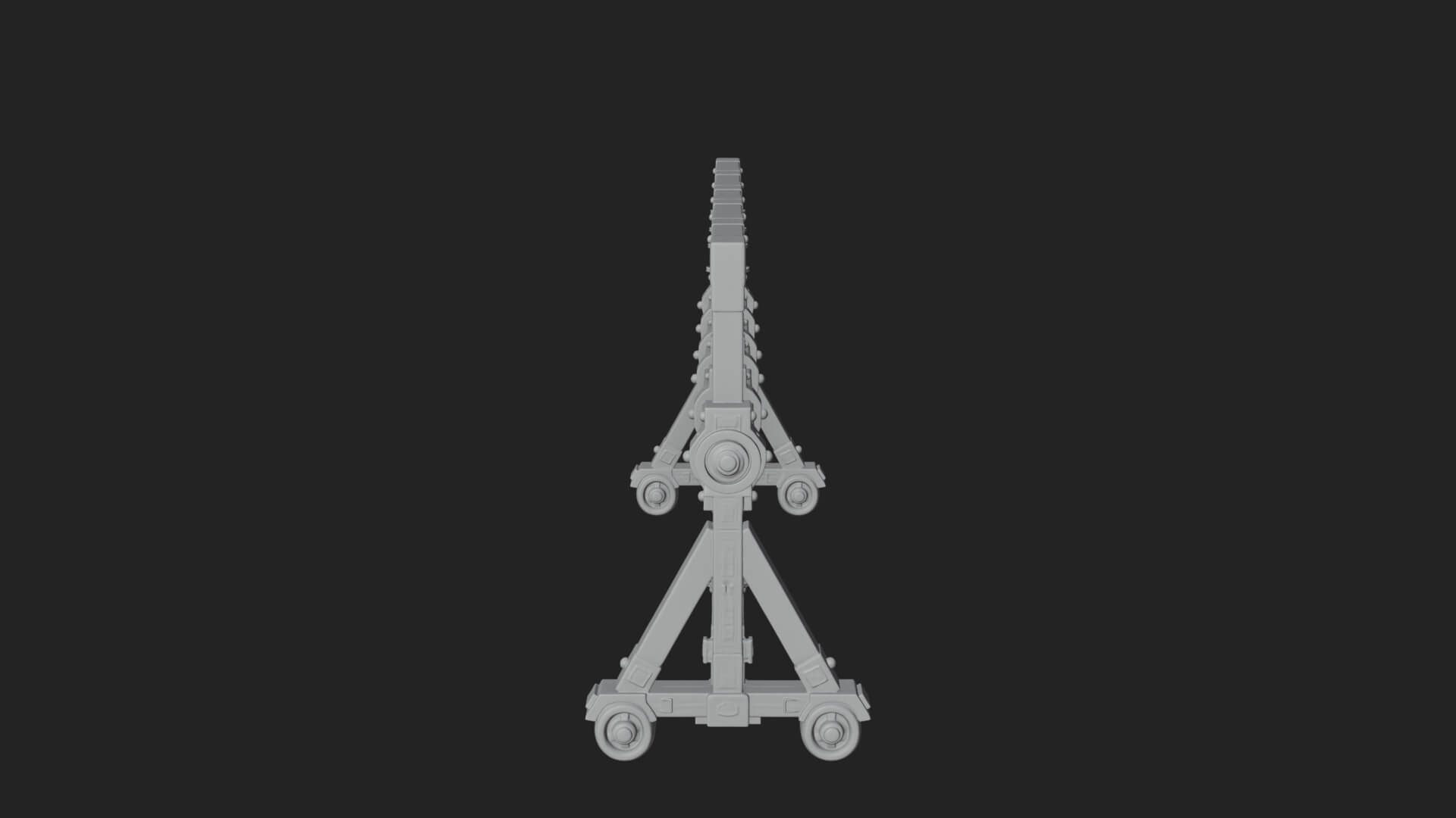Spiked Siege Barricade Model Design 4 3D Print Model 3D Model