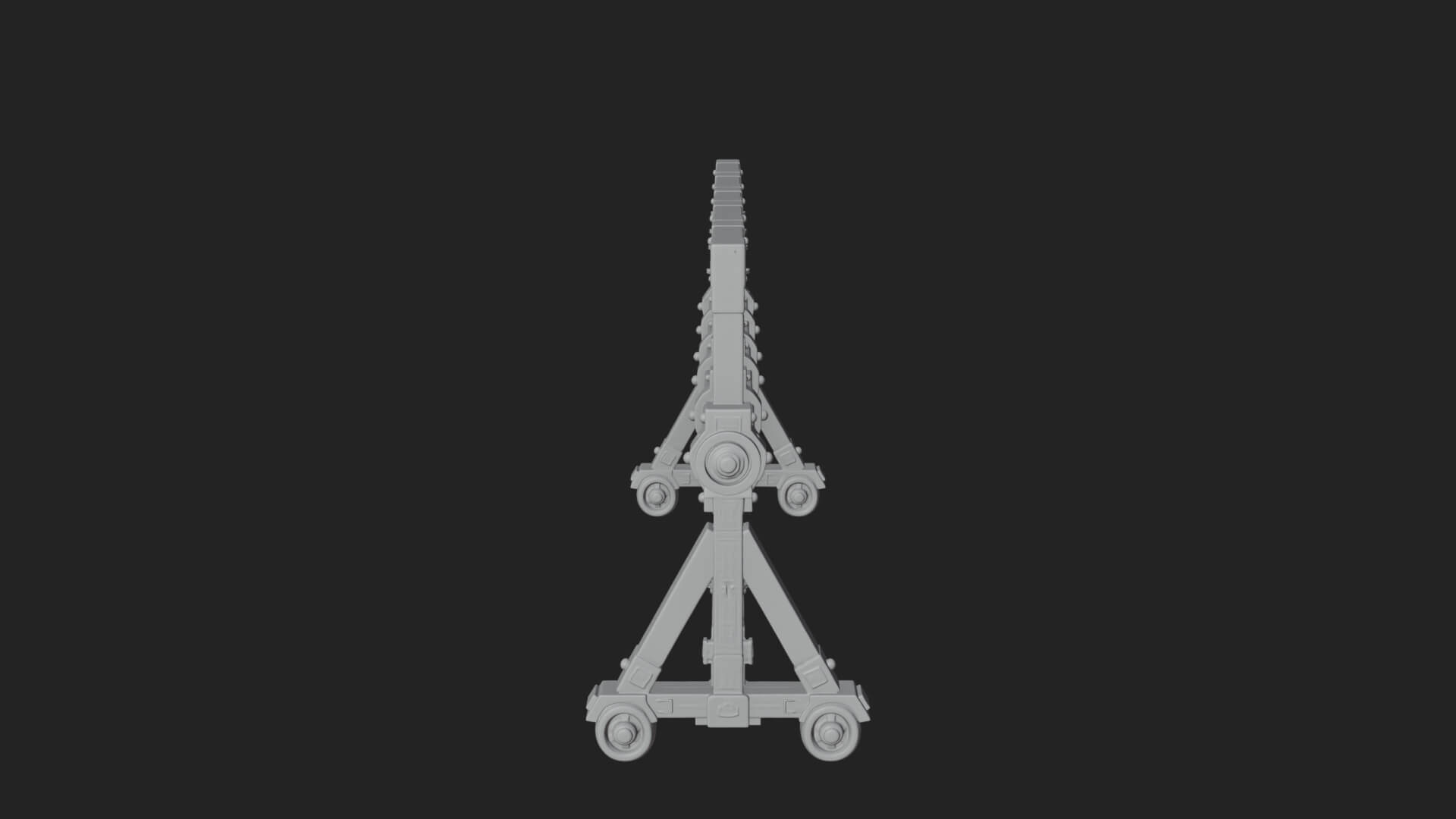 Spiked Siege Barricade Model Design 4 3D Print Model 3D Model