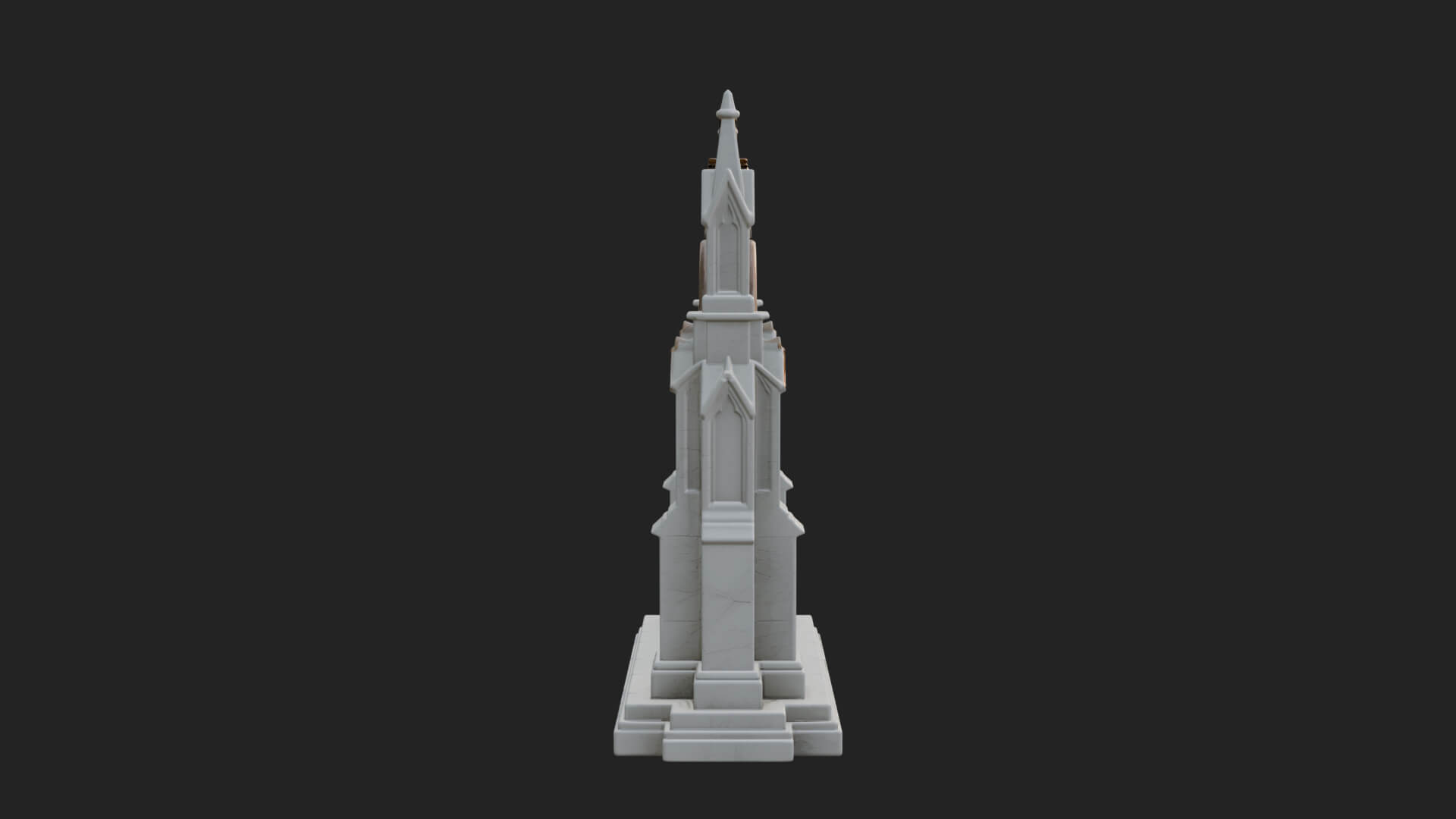 Spired Gothic Arch Design 1 3D Print Model 3D Model