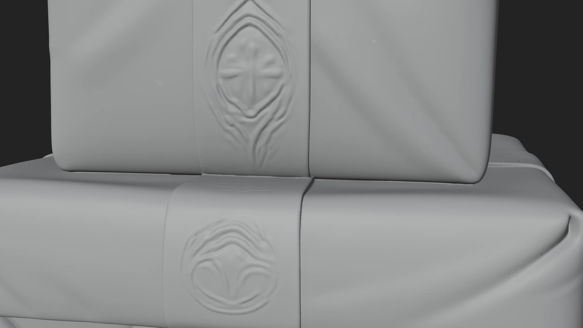 Stacked Gift Boxes Ornament Design 1 3D Print Model 3D Model