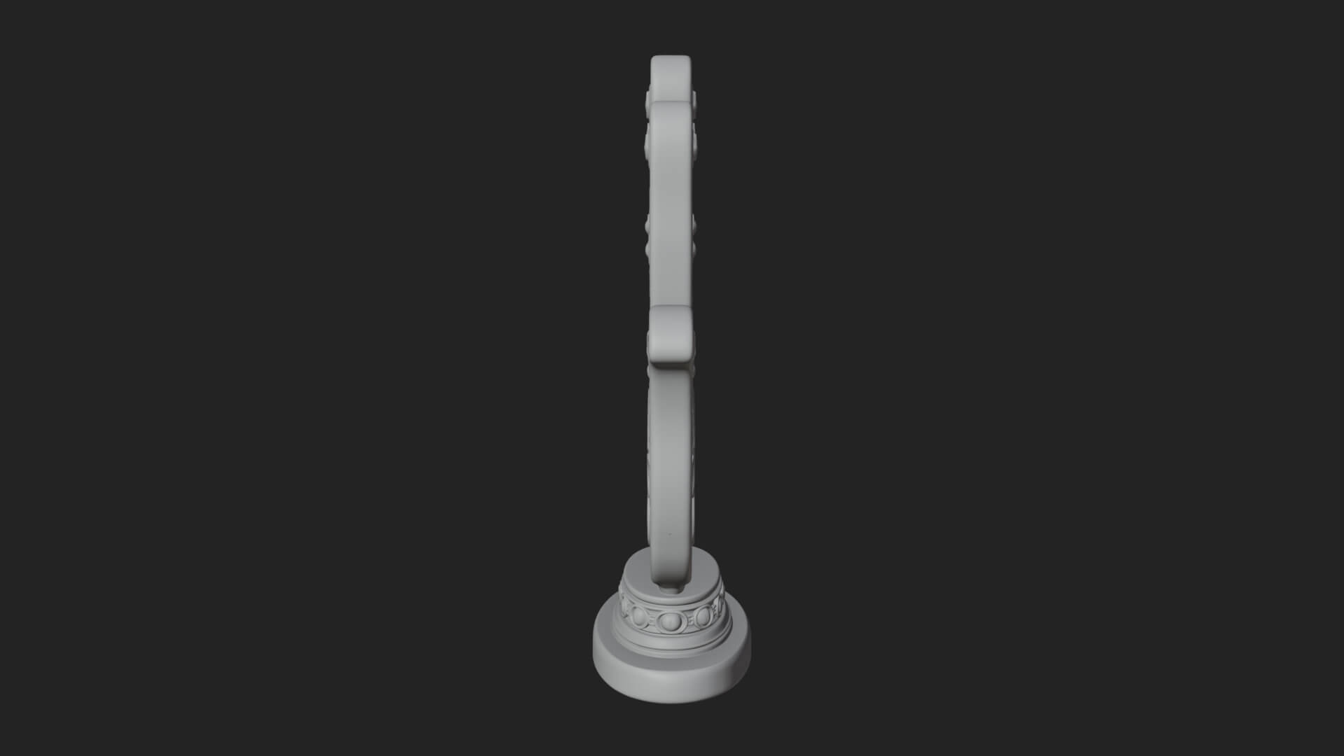 Standing Hamsa Hand Ornament Design 3 3D Print Model 3D Model