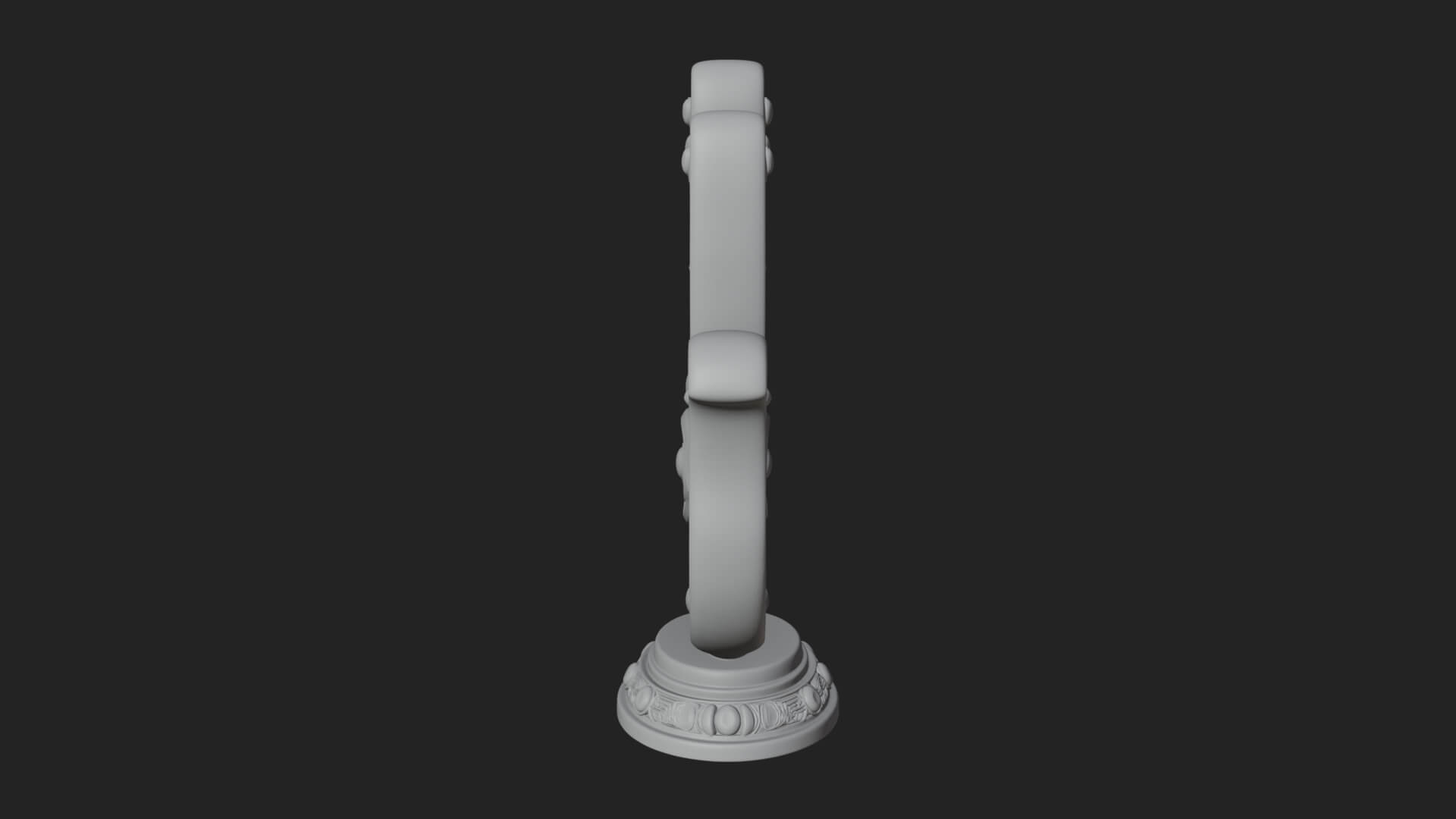 Standing Hamsa Hand Ornament Design 6 3D Print Model 3D Model