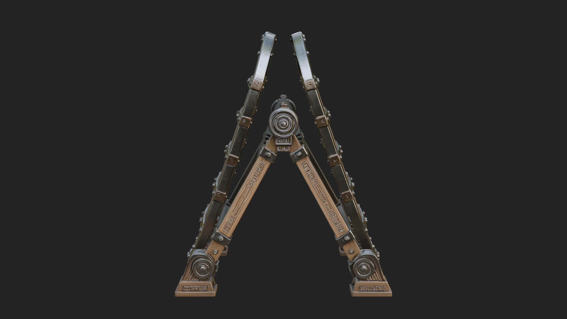 Standing Pavise Shield Model Design 1 3D Print Model 3D Model