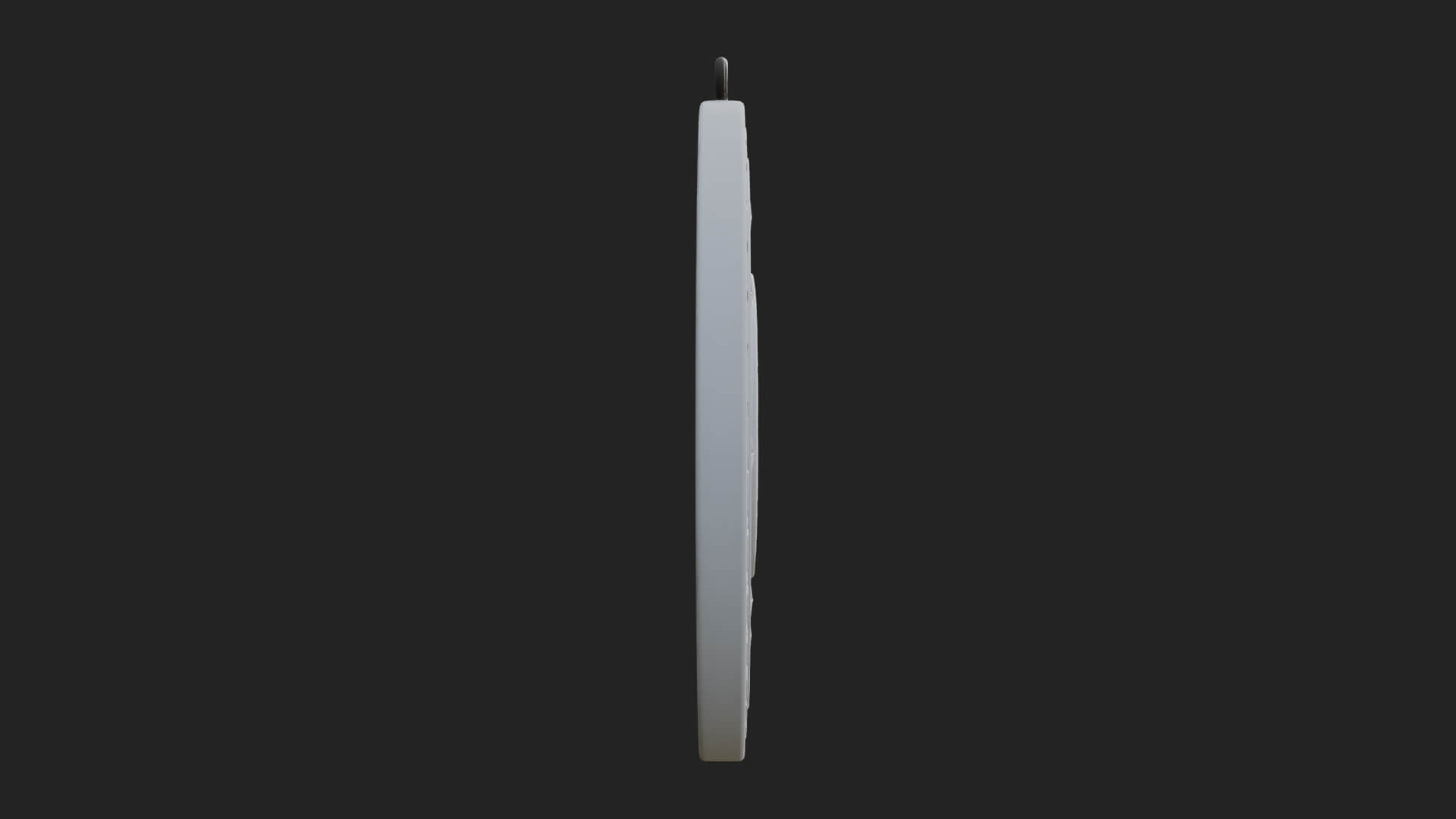 Star Crescent Moon Disc Plaque Design 4 3D Print Model 3D Model