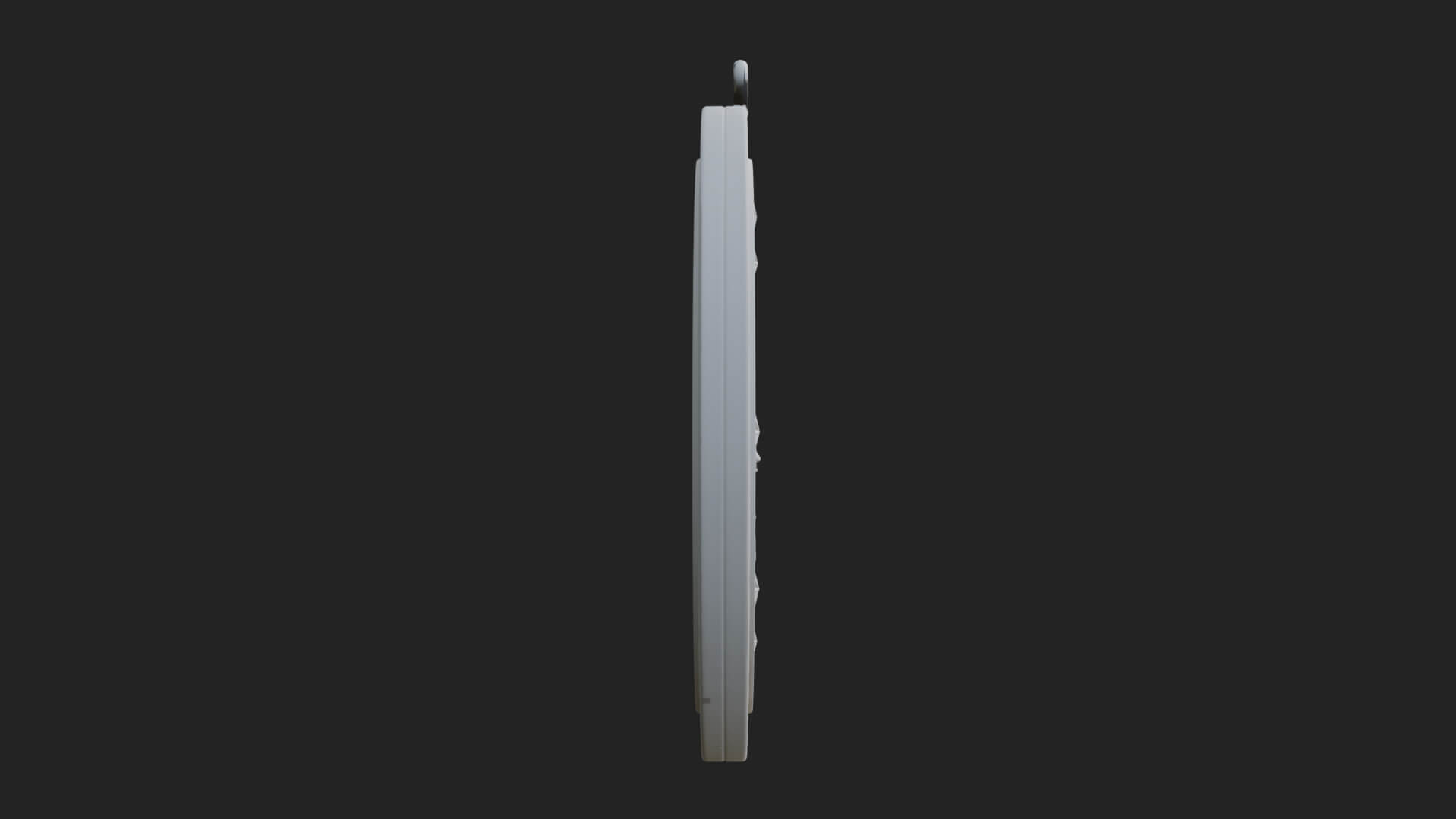 Star Crescent Moon Disc Plaque Design 6 3D Print Model 3D Model