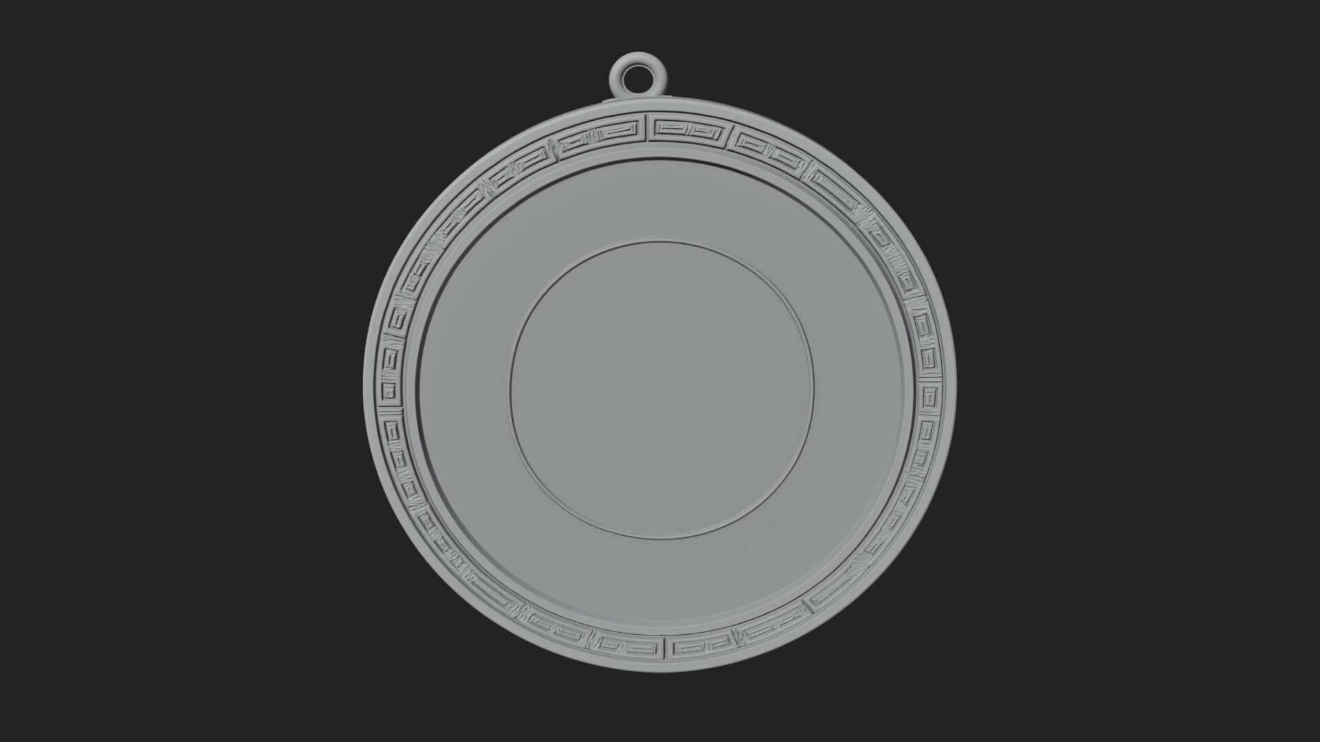 Star Crescent Moon Disc Plaque Design 6 3D Print Model 3D Model