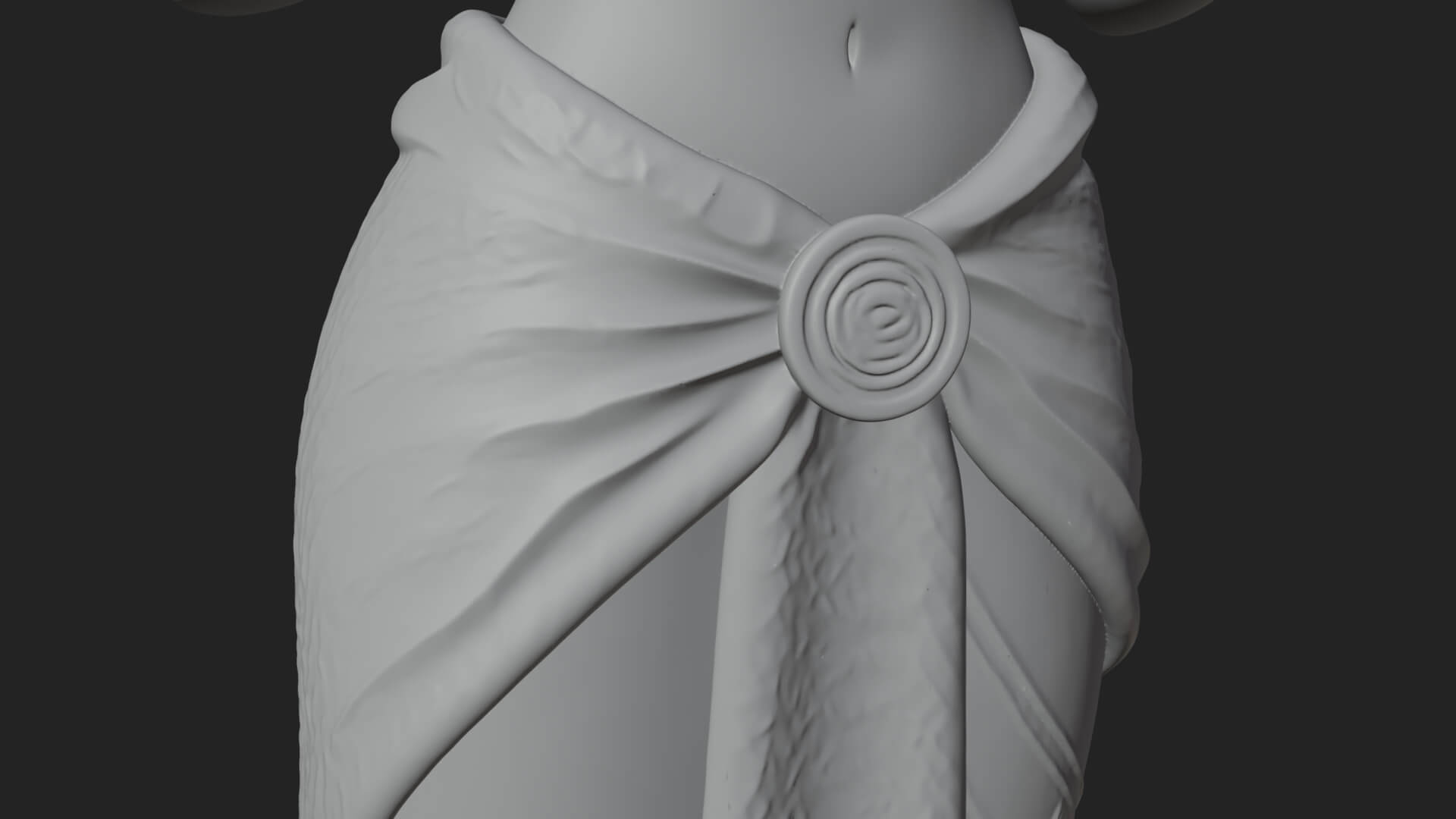 Star Disc Egyptian Goddess Statue Design 3 3D Print Model 3D Model