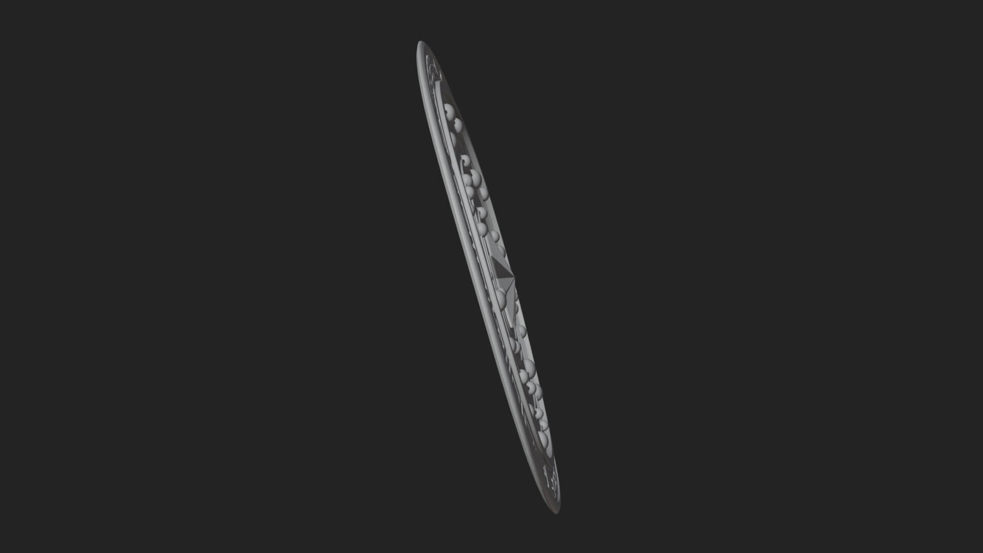 Star Orbit Disc Plaque Design 3 3D Print Model 3D Model