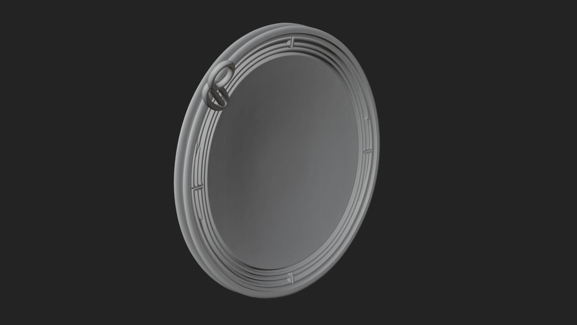 Star Orbit Disc Plaque Design 4 3D Print Model 3D Model
