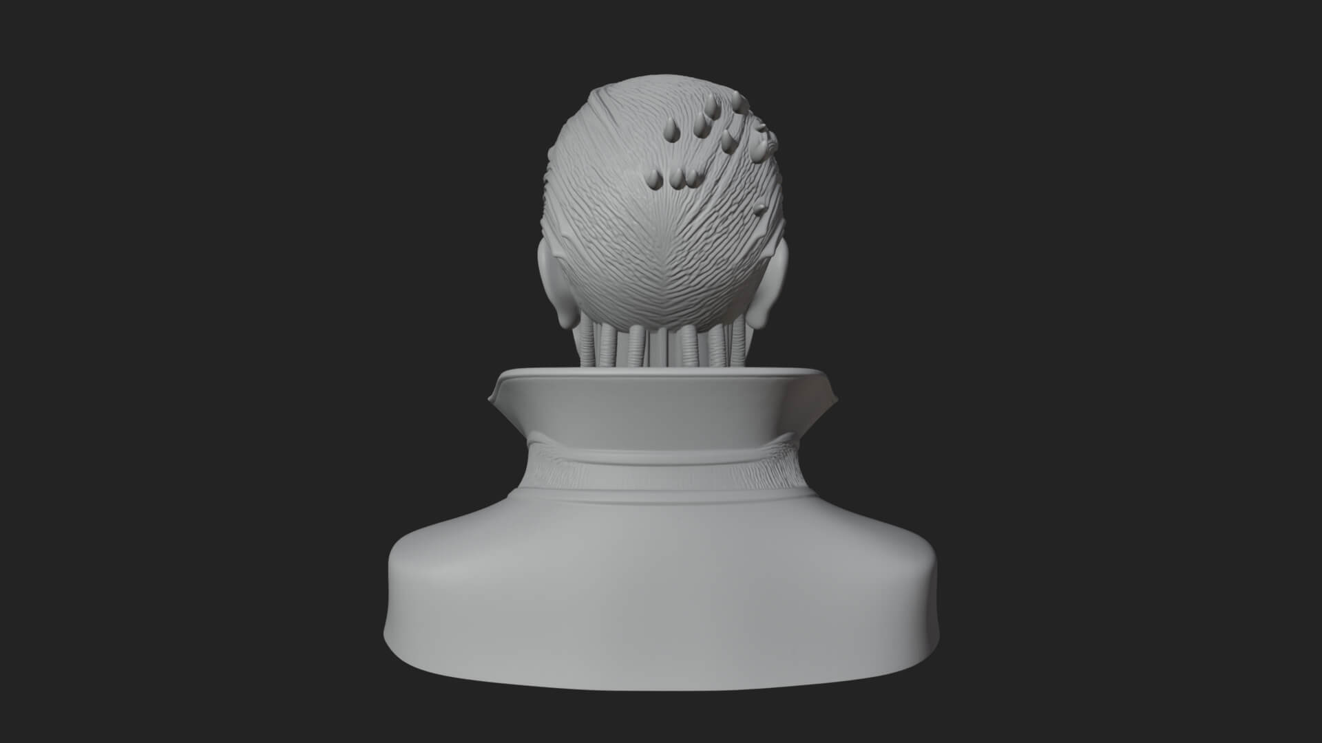 Steampunk Cyborg Man Bust Design 10 3D Print Model 3D Model