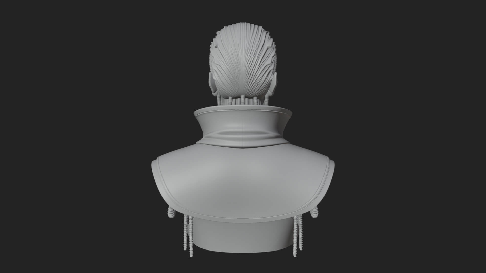 Steampunk Cyborg Man Bust Design 12 3D Print Model 3D Model