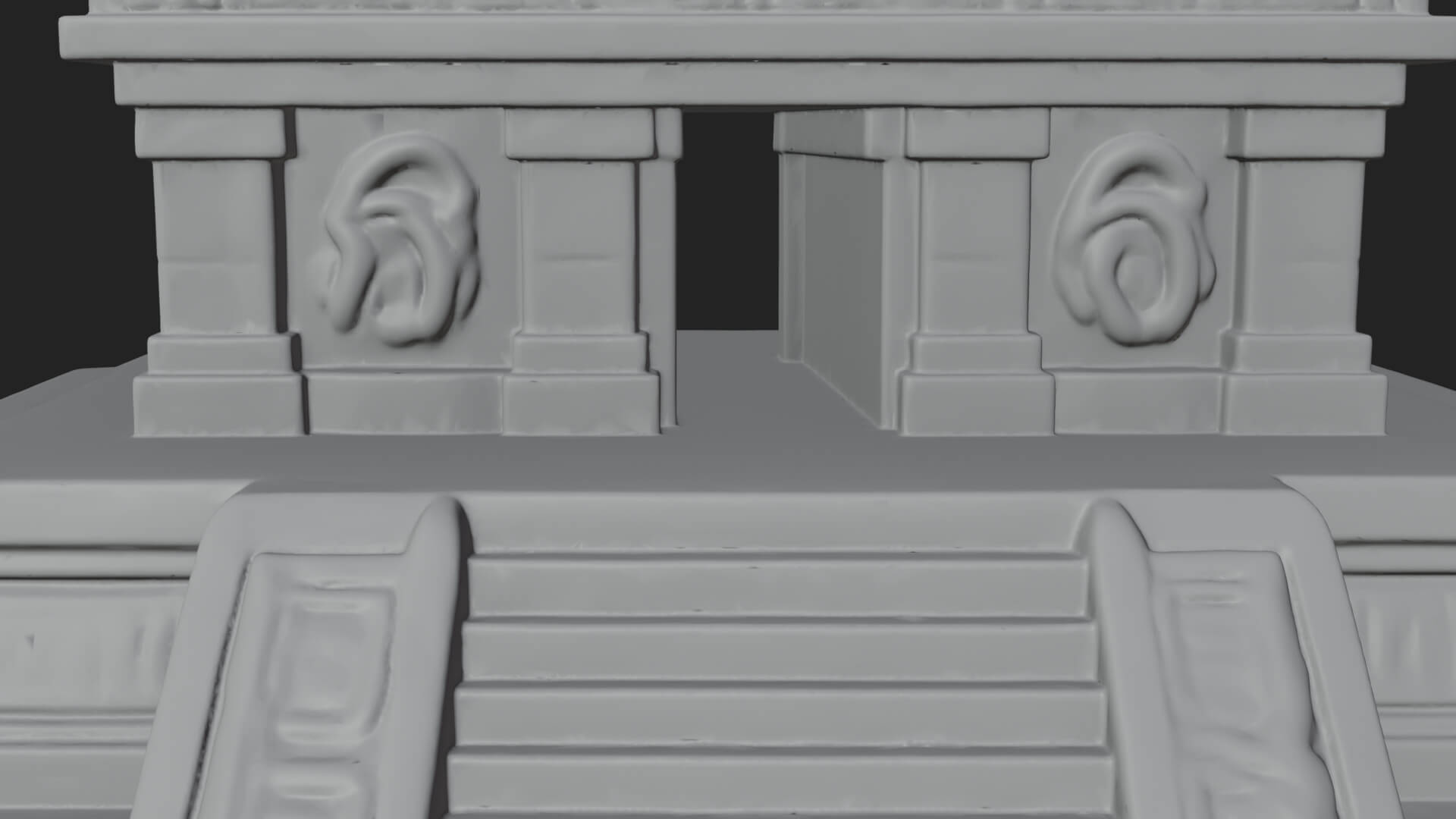 Step Pyramid Temple Design 10 3D Print Model 3D Model