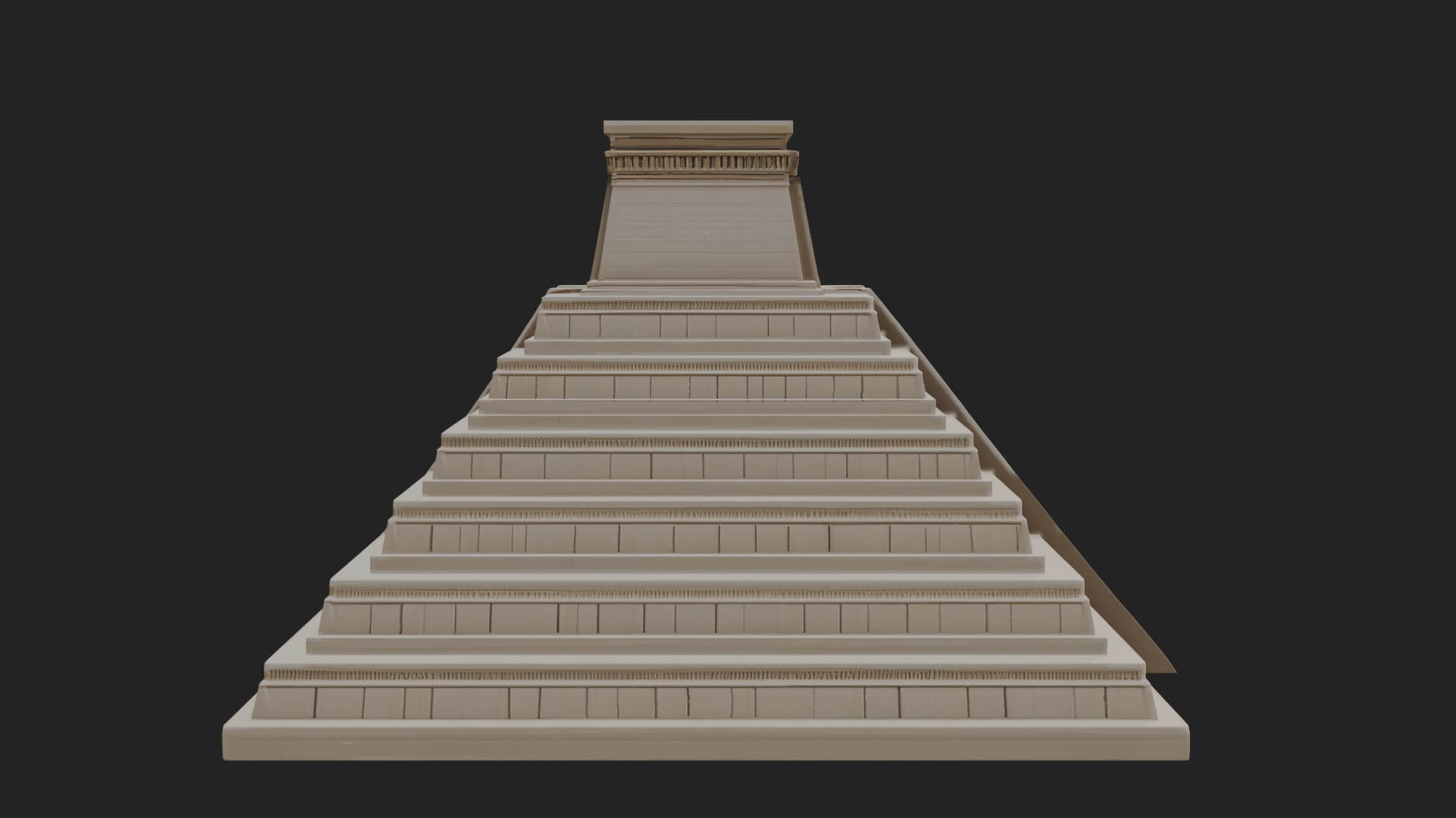 Step Pyramid Temple Design 11 3D Print Model 3D Model