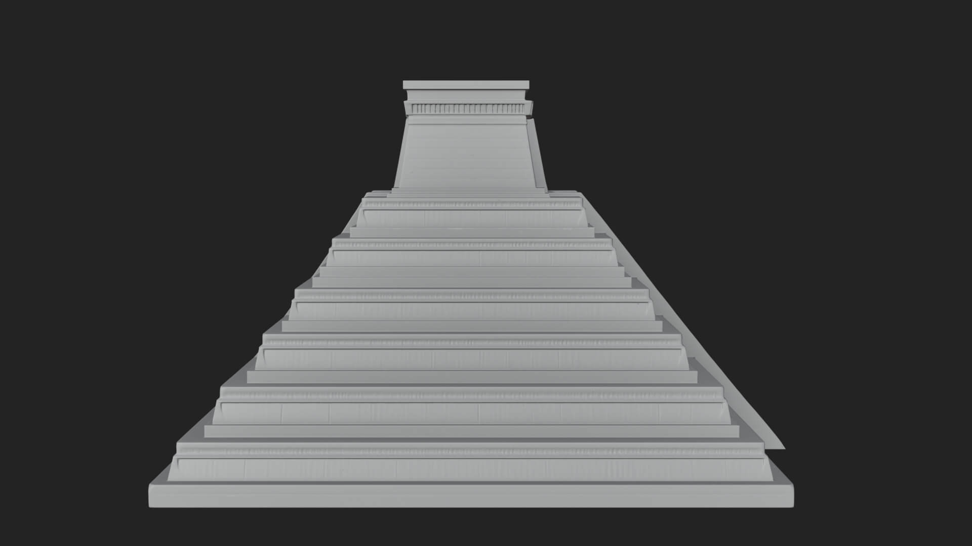 Step Pyramid Temple Design 11 3D Print Model 3D Model