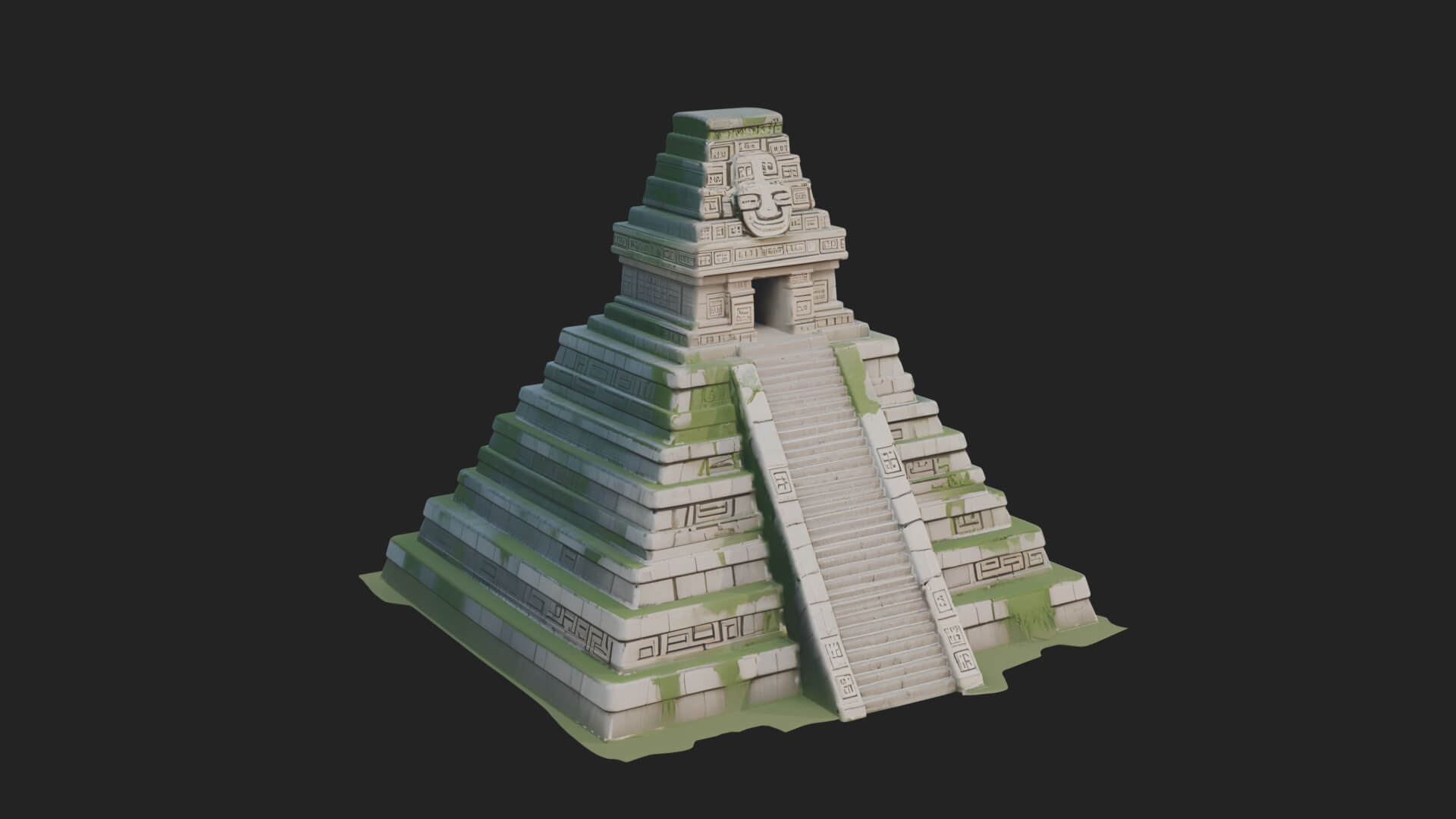 Step Pyramid Temple Design 14 3D Print Model 3D Model