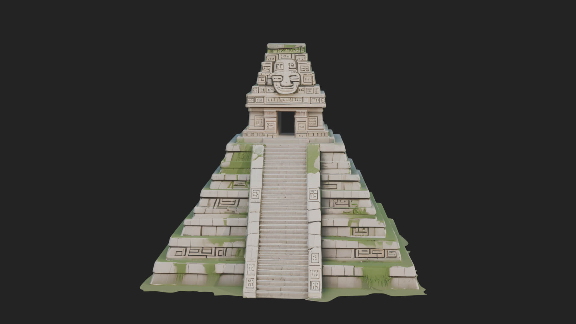 Step Pyramid Temple Design 14 3D Print Model 3D Model