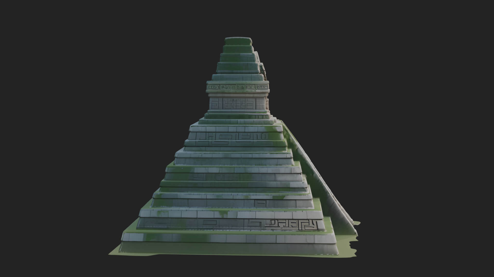 Step Pyramid Temple Design 14 3D Print Model 3D Model