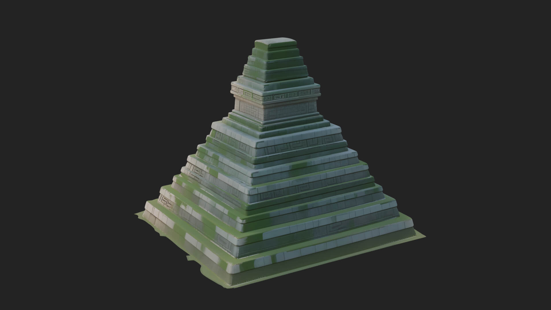 Step Pyramid Temple Design 14 3D Print Model 3D Model