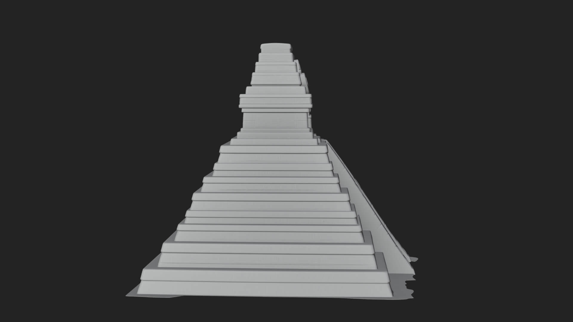Step Pyramid Temple Design 14 3D Print Model 3D Model