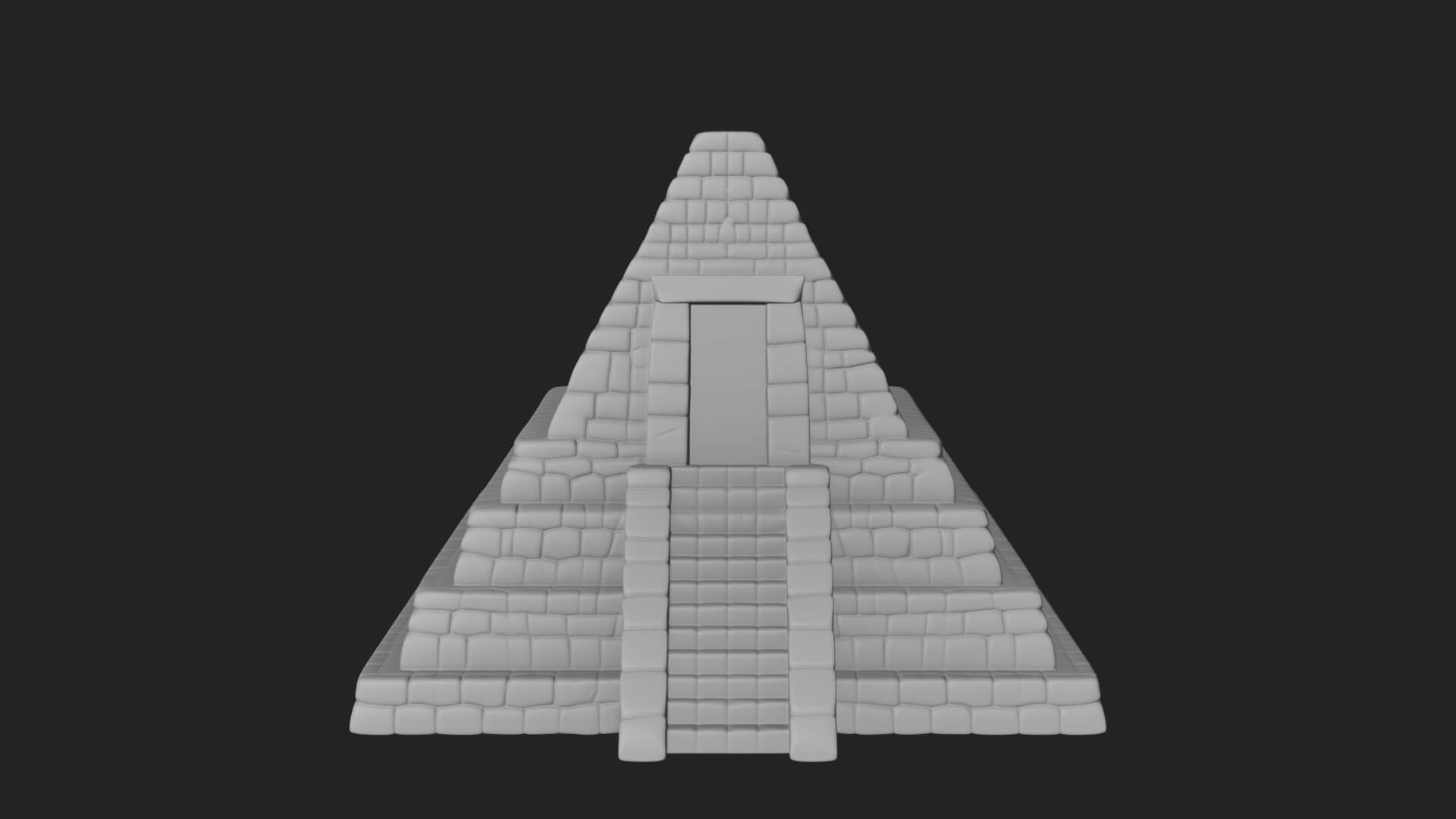 Step Pyramid Temple Design 21 3D Print Model 3D Model