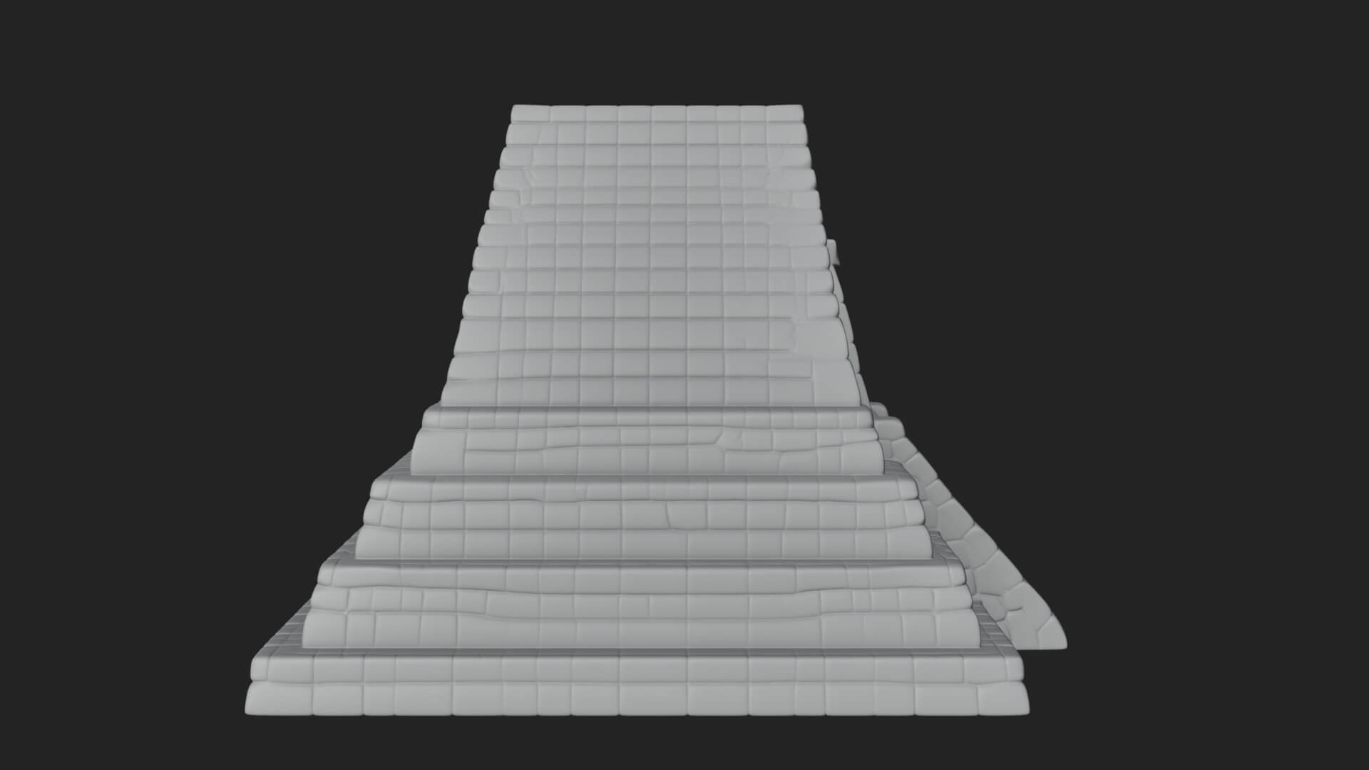 Step Pyramid Temple Design 21 3D Print Model 3D Model