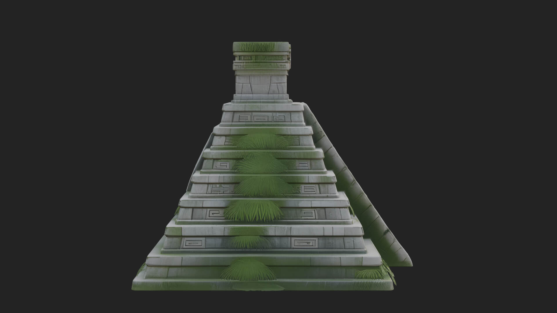 Step Pyramid Temple Design 22 3D Print Model 3D Model
