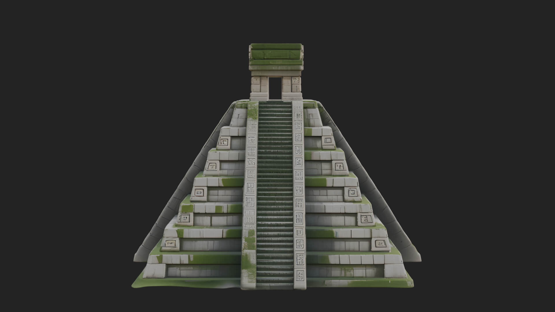 Step Pyramid Temple Design 24 3D Print Model 3D Model