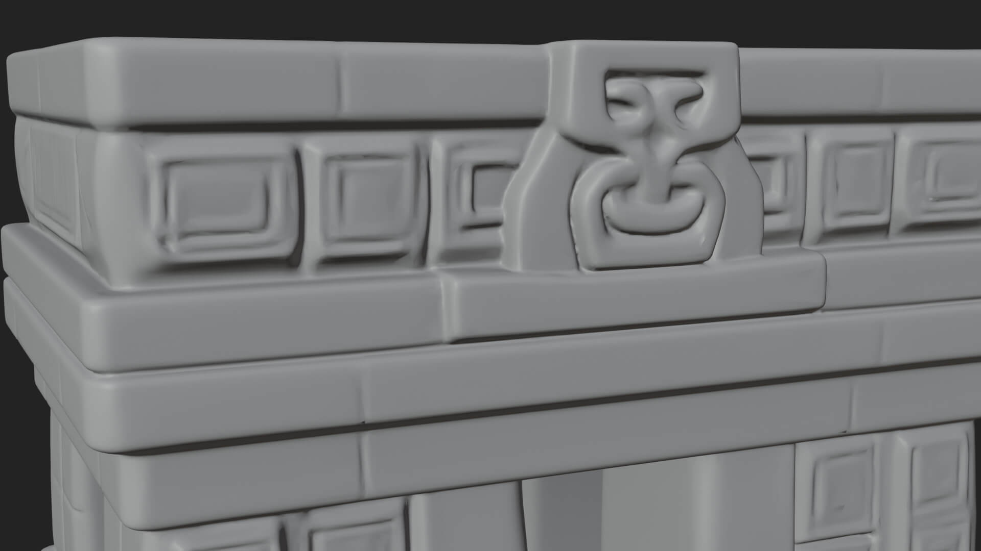 Step Pyramid Temple Design 24 3D Print Model 3D Model