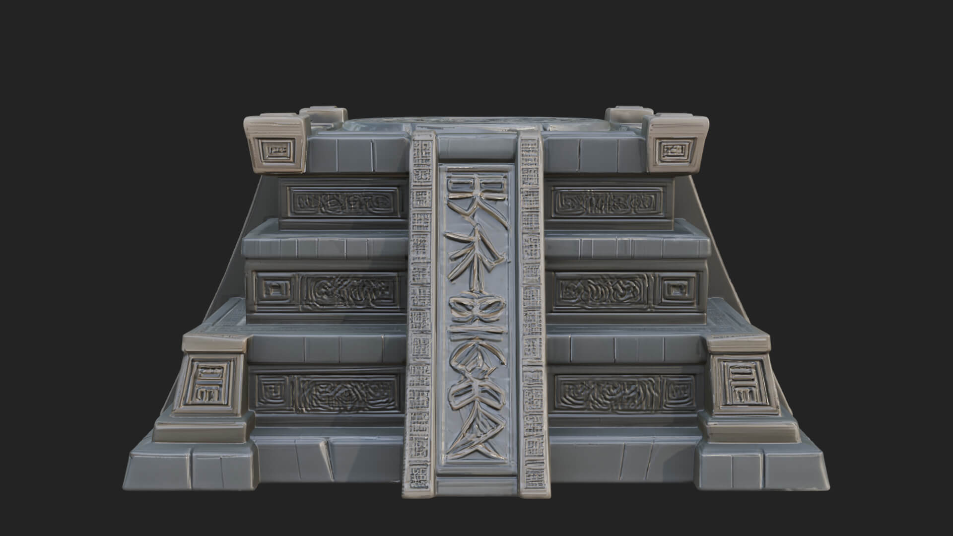 Step Pyramid Temple Design 29 3D Print Model 3D Model