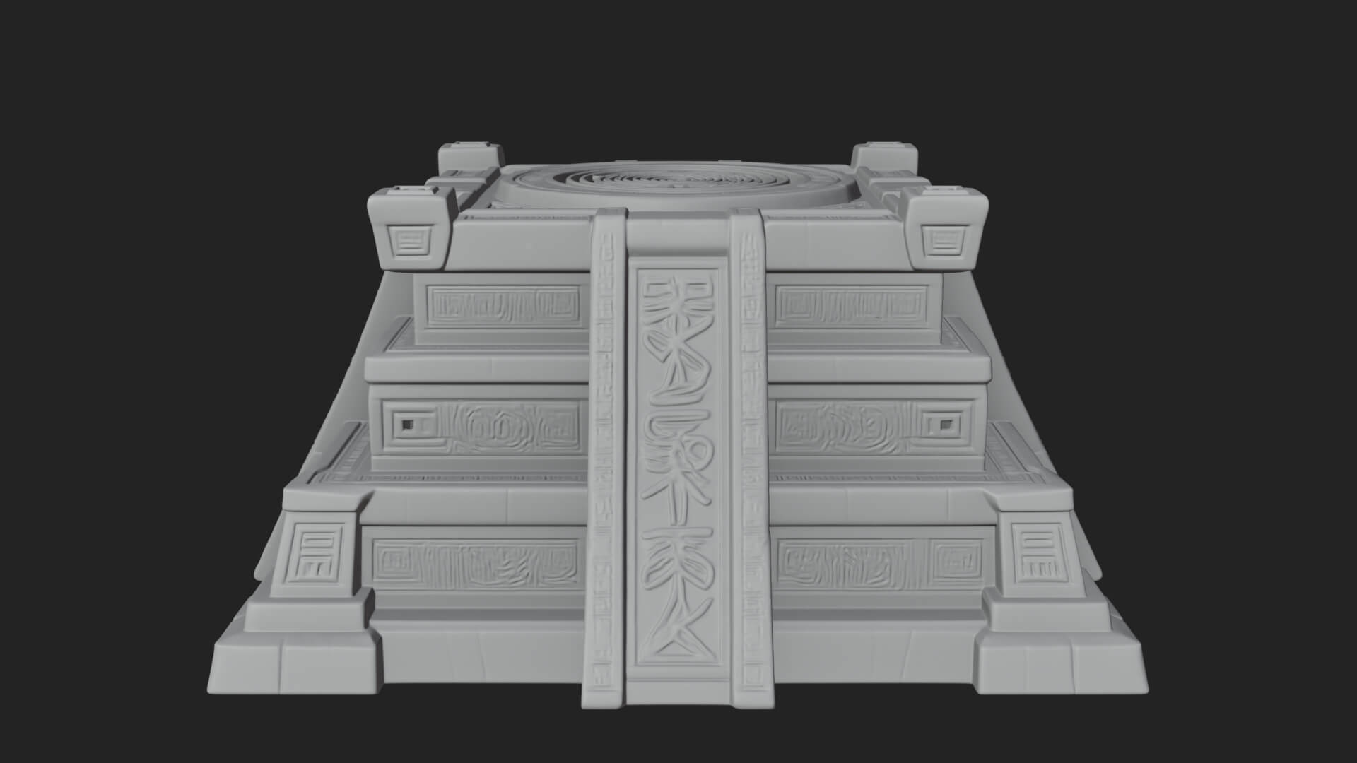 Step Pyramid Temple Design 29 3D Print Model 3D Model