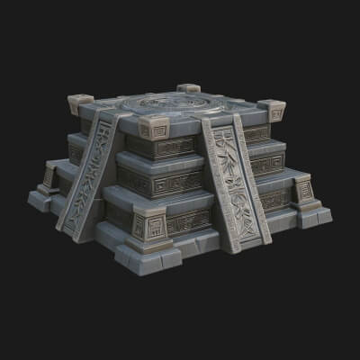 Step Pyramid Temple Design 29 3D Print Model