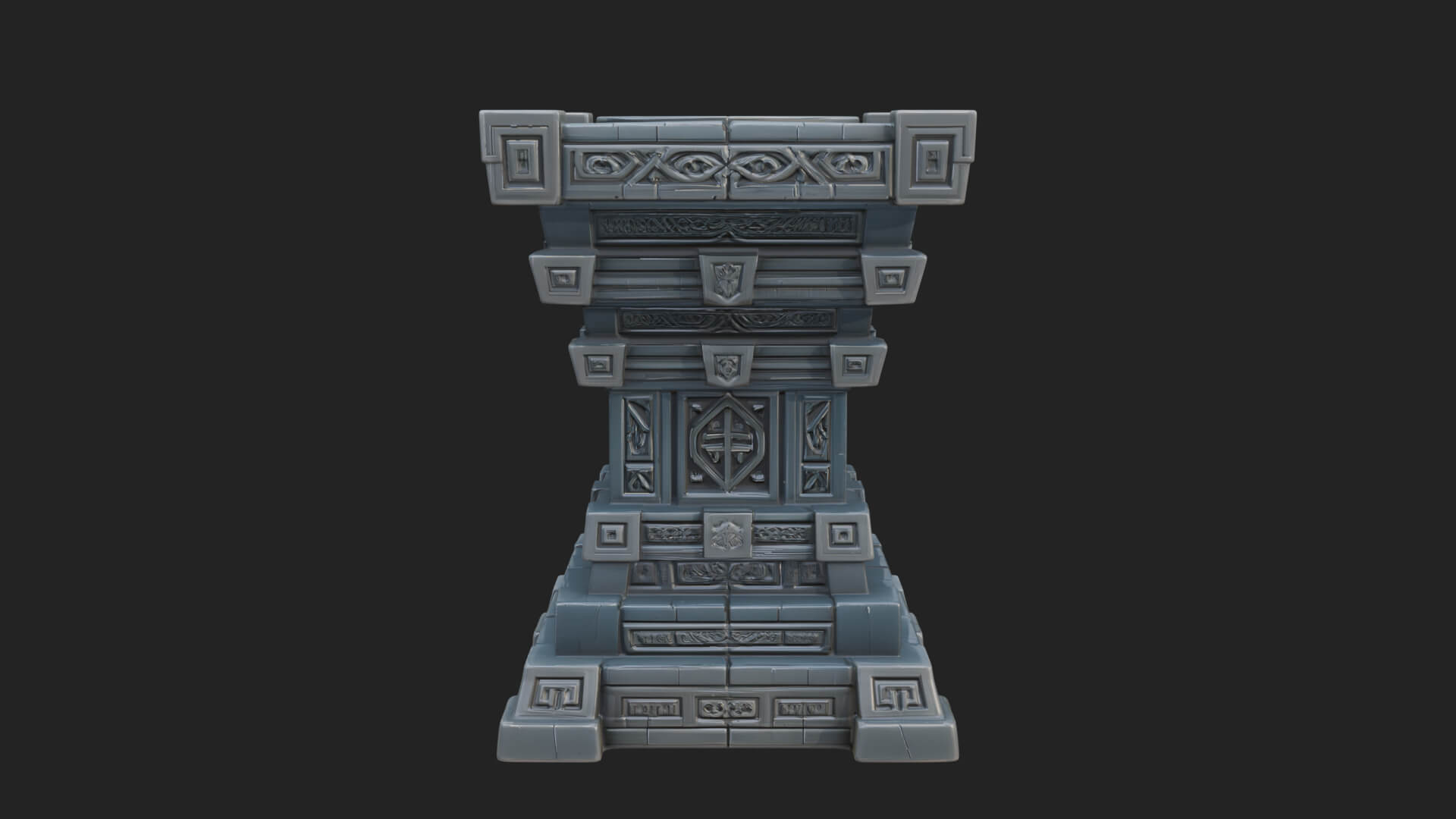 Step Pyramid Temple Design 31 3D Print Model 3D Model