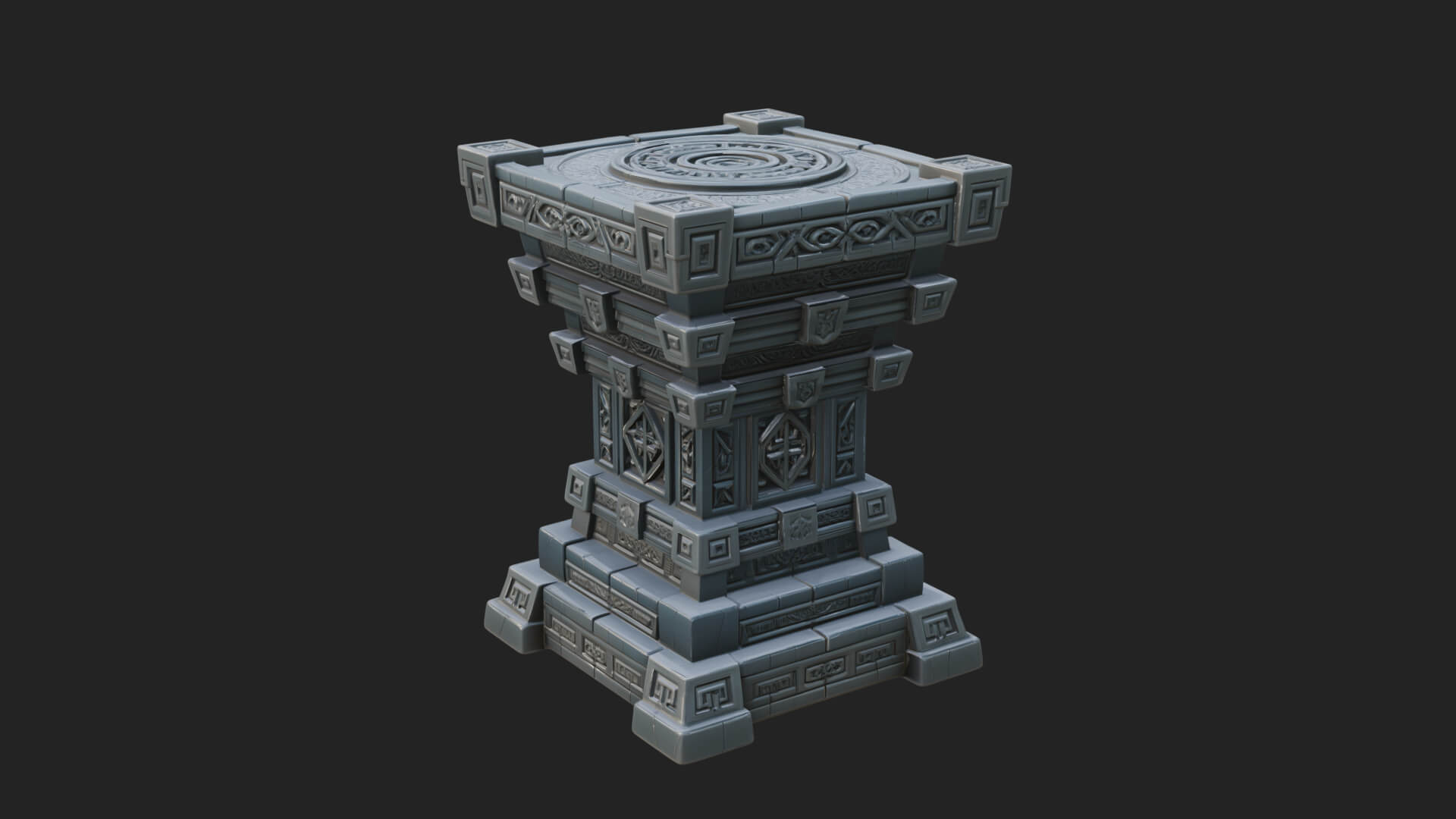 Step Pyramid Temple Design 31 3D Print Model 3D Model