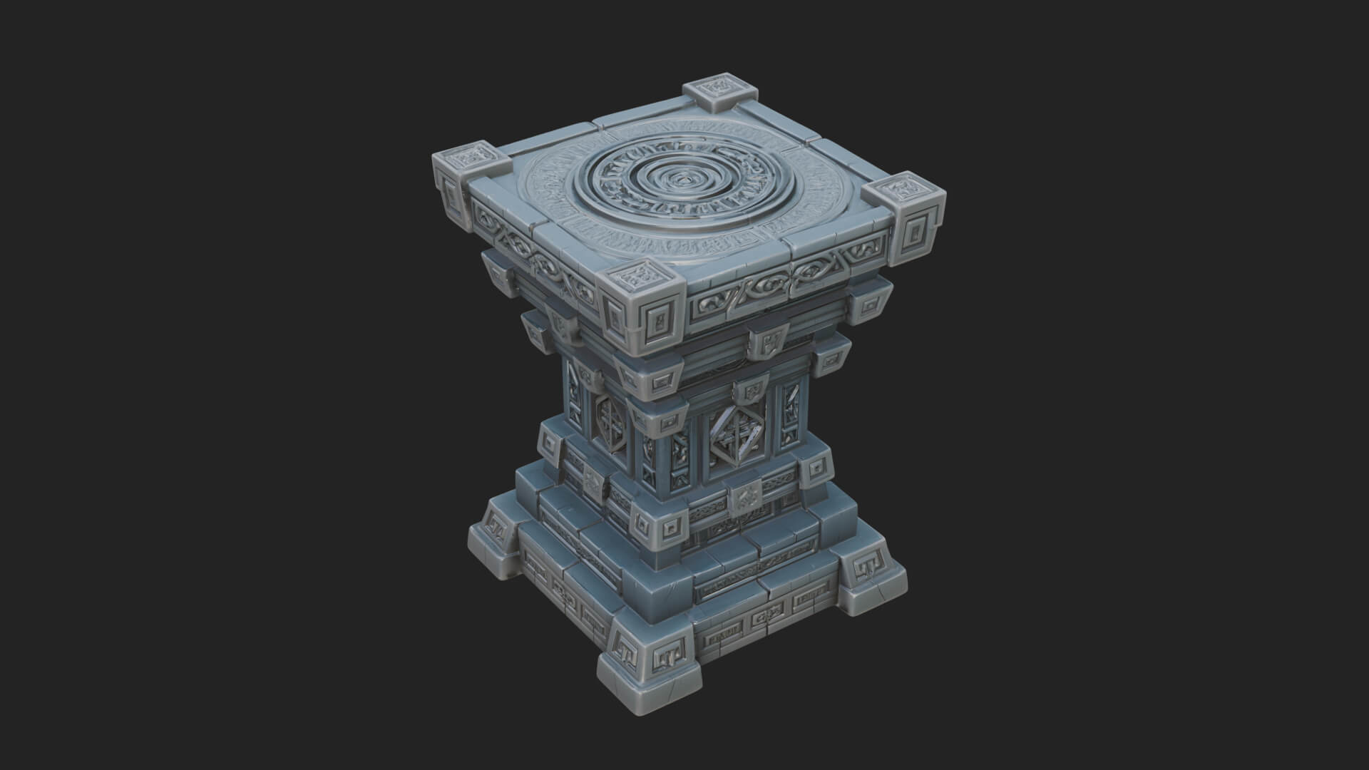 Step Pyramid Temple Design 31 3D Print Model 3D Model