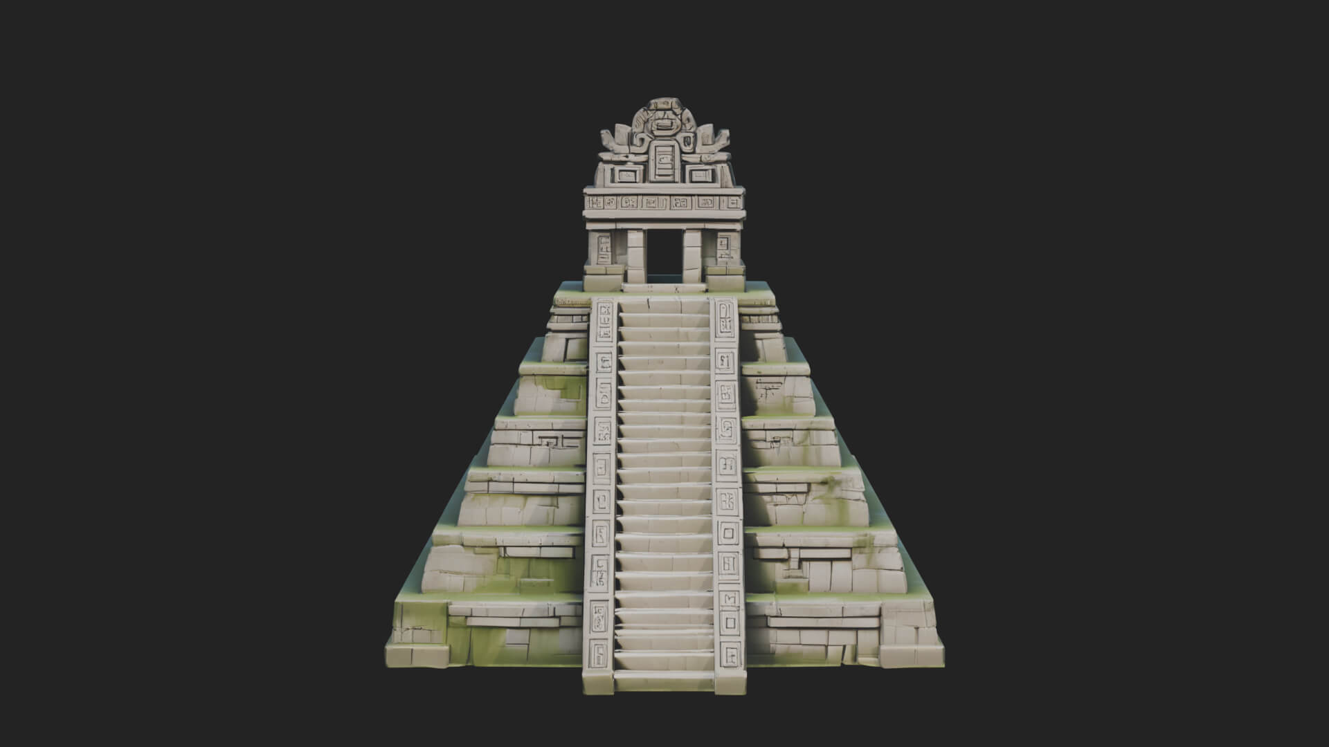Step Pyramid Temple Design 9 3D Print Model 3D Model