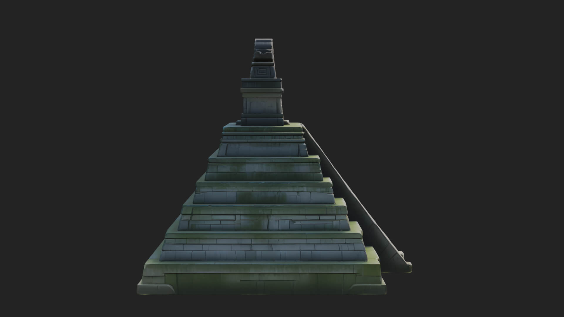 Step Pyramid Temple Design 9 3D Print Model 3D Model