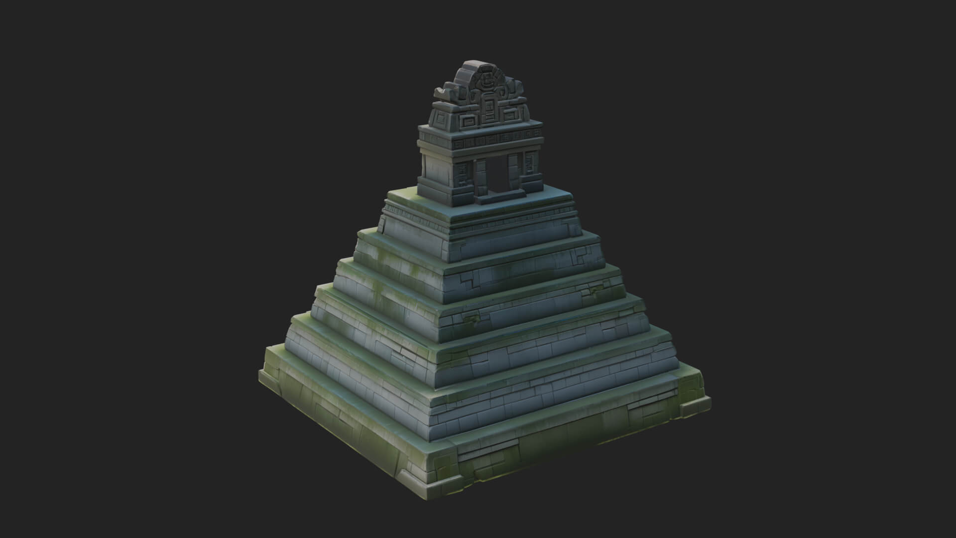 Step Pyramid Temple Design 9 3D Print Model 3D Model
