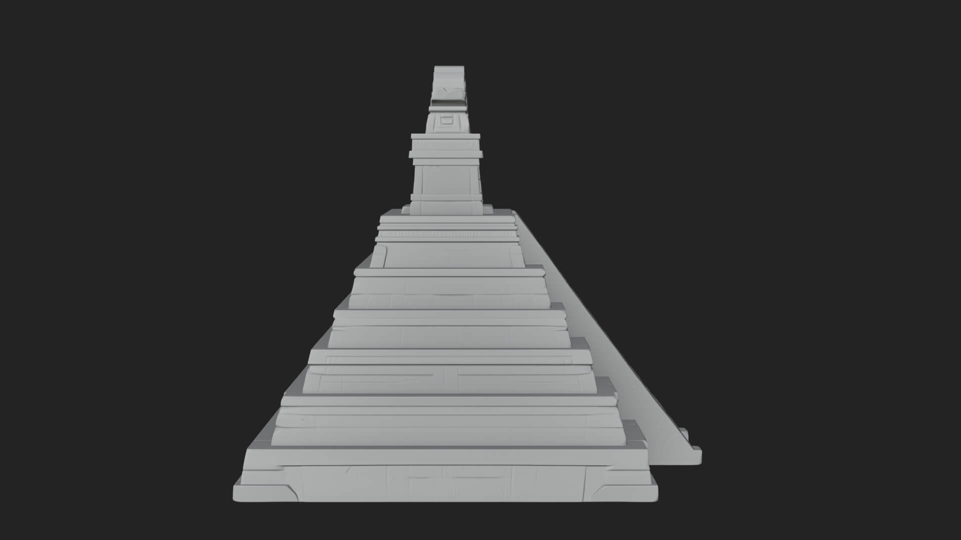 Step Pyramid Temple Design 9 3D Print Model 3D Model