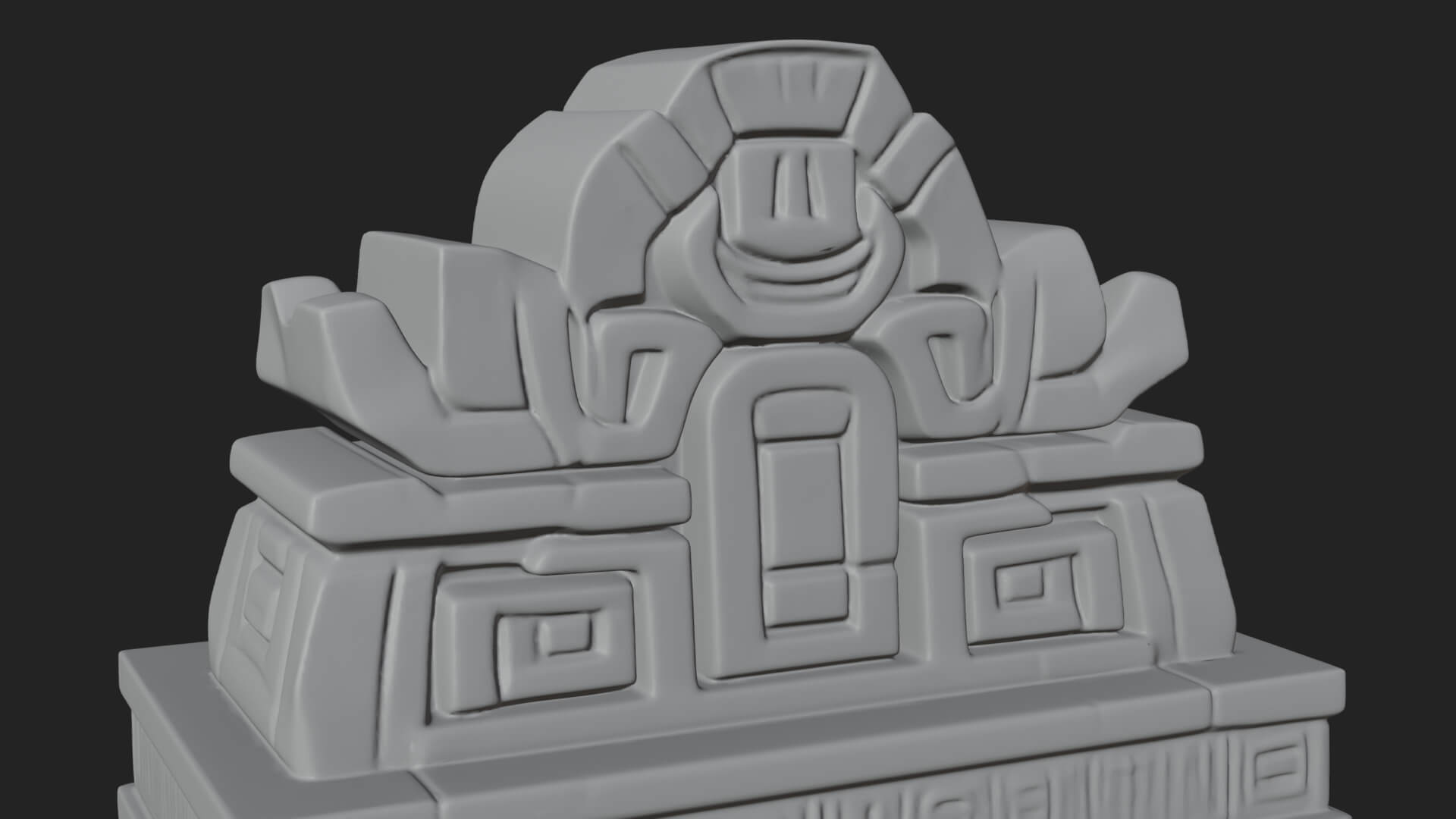 Step Pyramid Temple Design 9 3D Print Model 3D Model