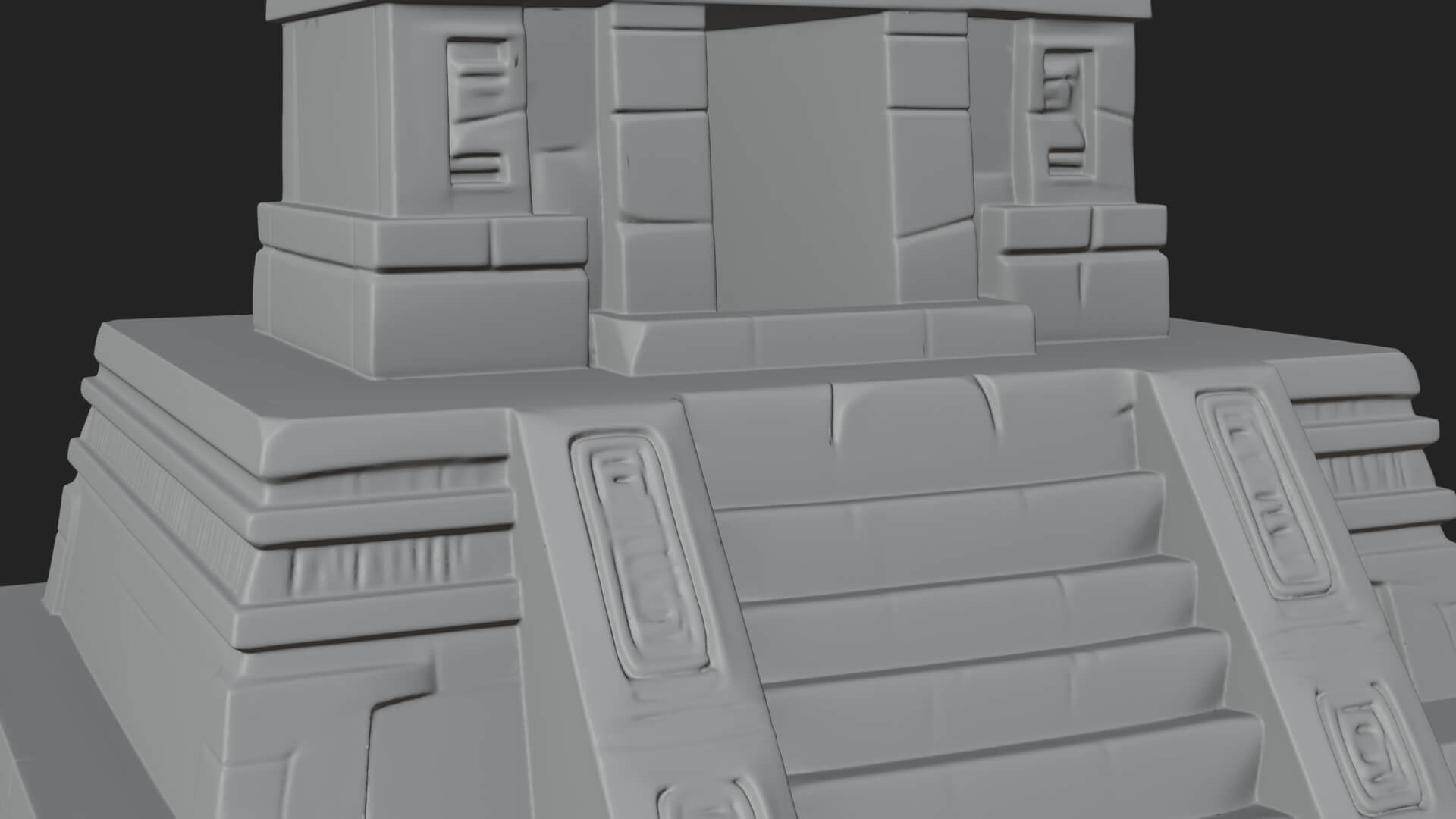 Step Pyramid Temple Design 9 3D Print Model 3D Model