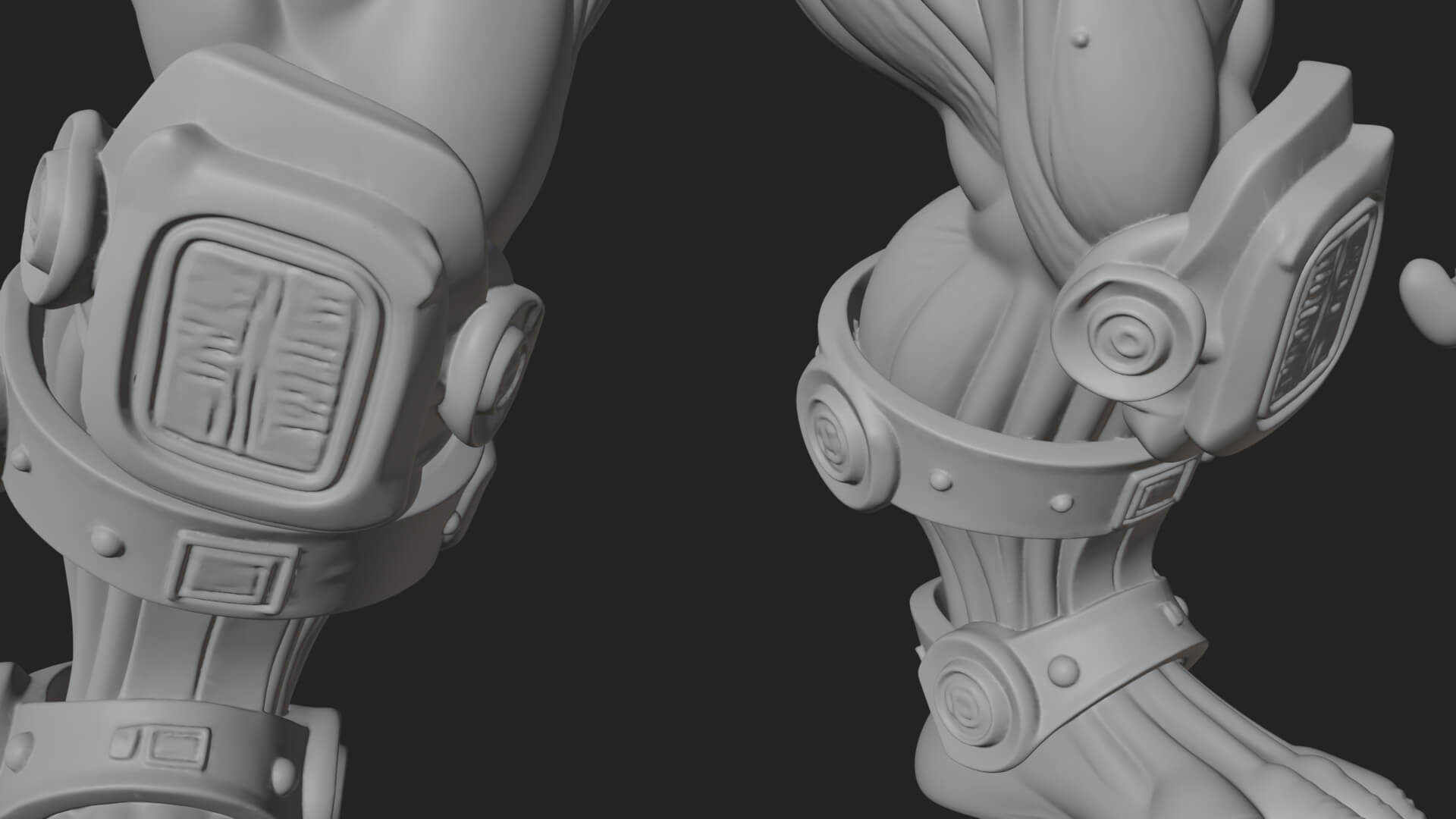 Stitched Flesh Golem Statue Design 3 3D Print Model 3D Model