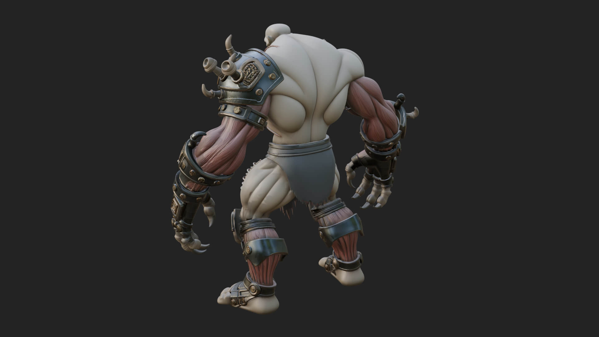 Stitched Flesh Golem Statue Design 4 3D Print Model 3D Model