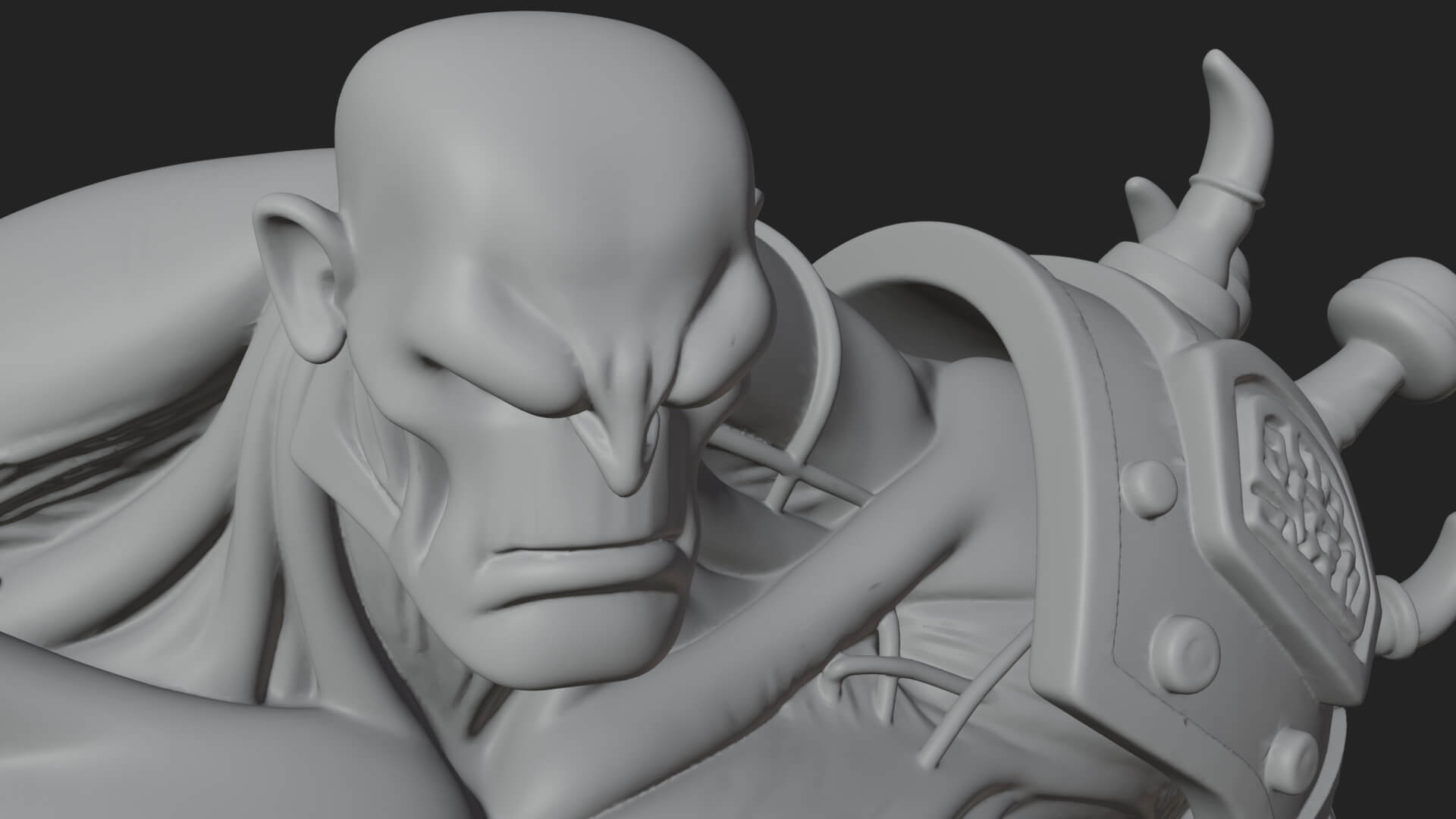 Stitched Flesh Golem Statue Design 4 3D Print Model 3D Model