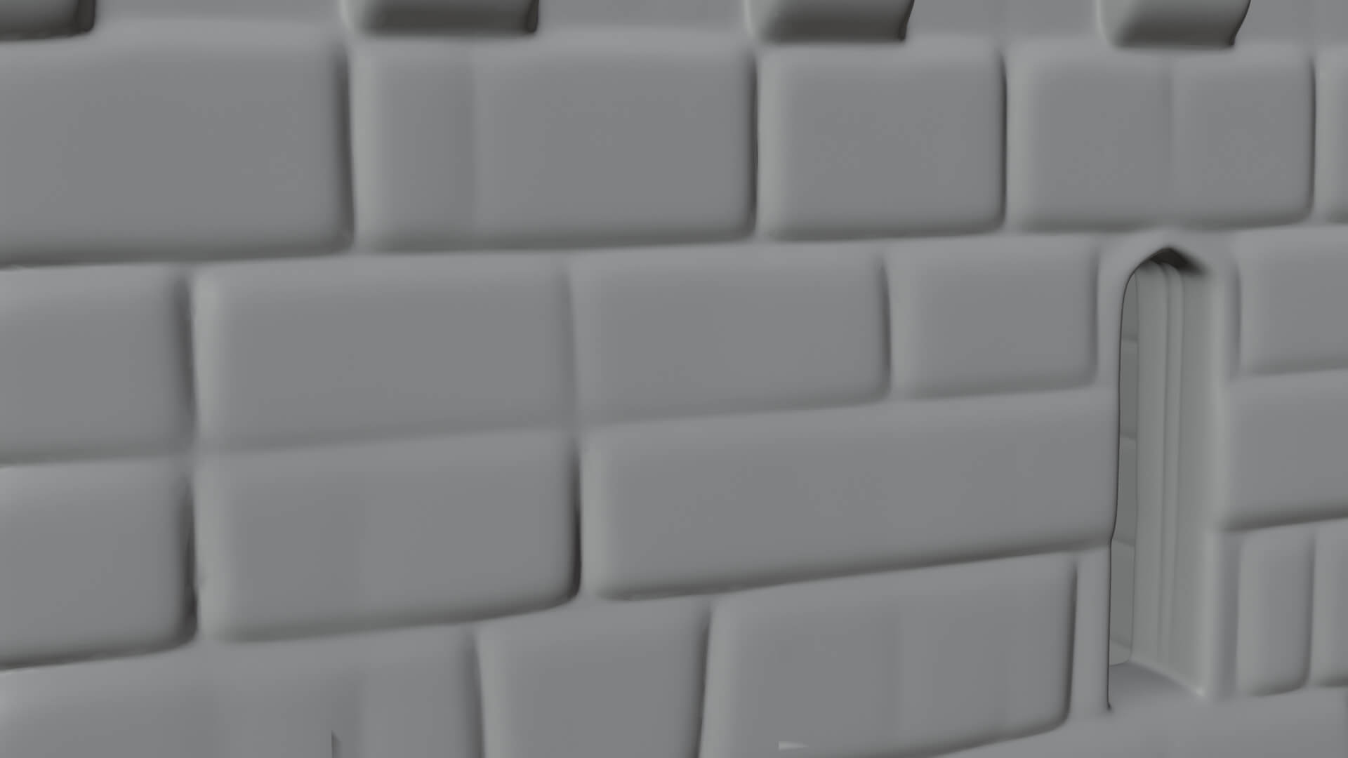 Stone Castle Tower Model Design 6 3D Print Model 3D Model