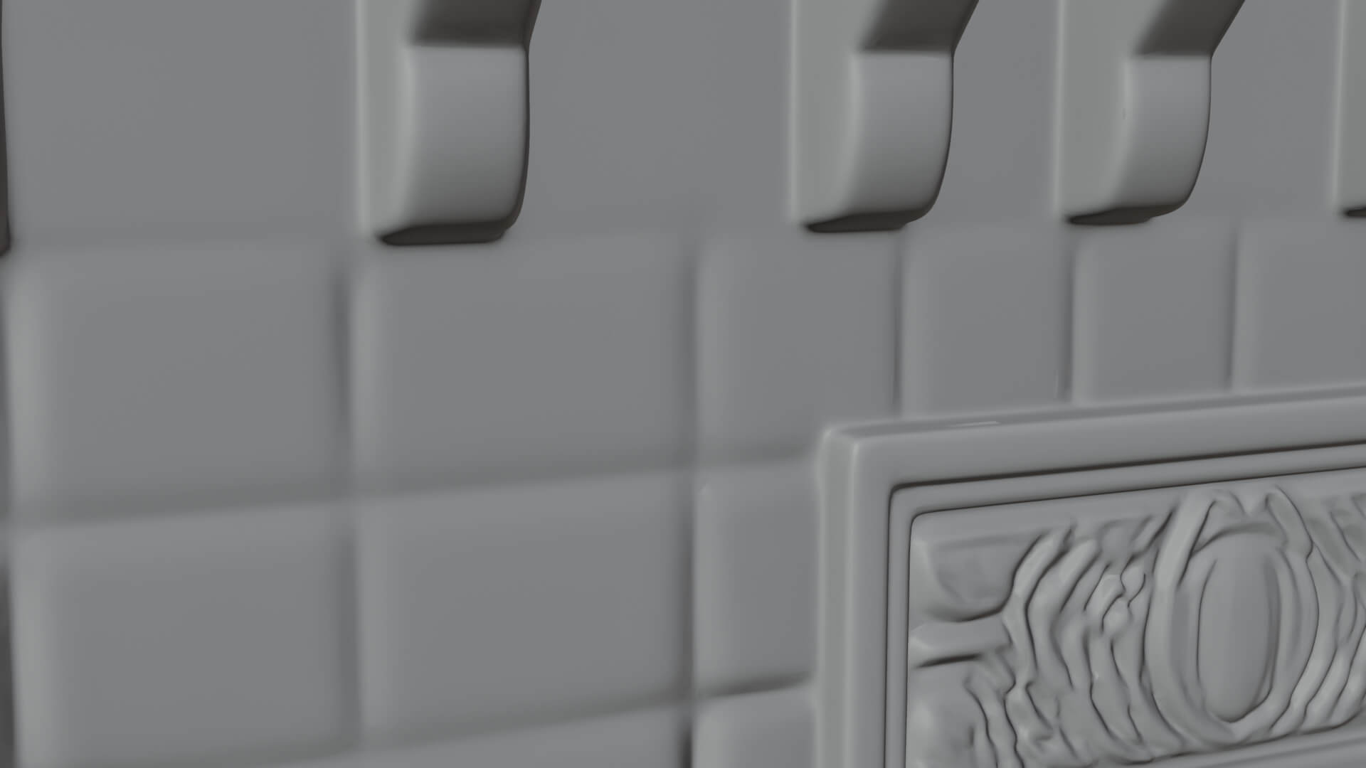 Stone Castle Tower Model Design 8 3D Print Model 3D Model